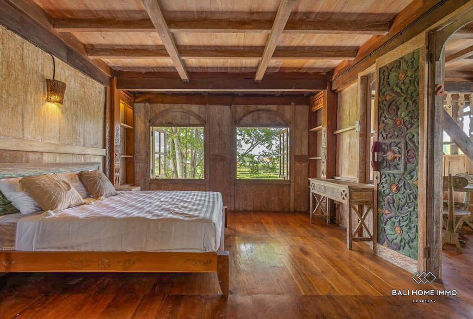 Antique 3-Bedroom Villa Surrounded by Rice Fields for Yearly rental in Bali Cemagi Beach view 17