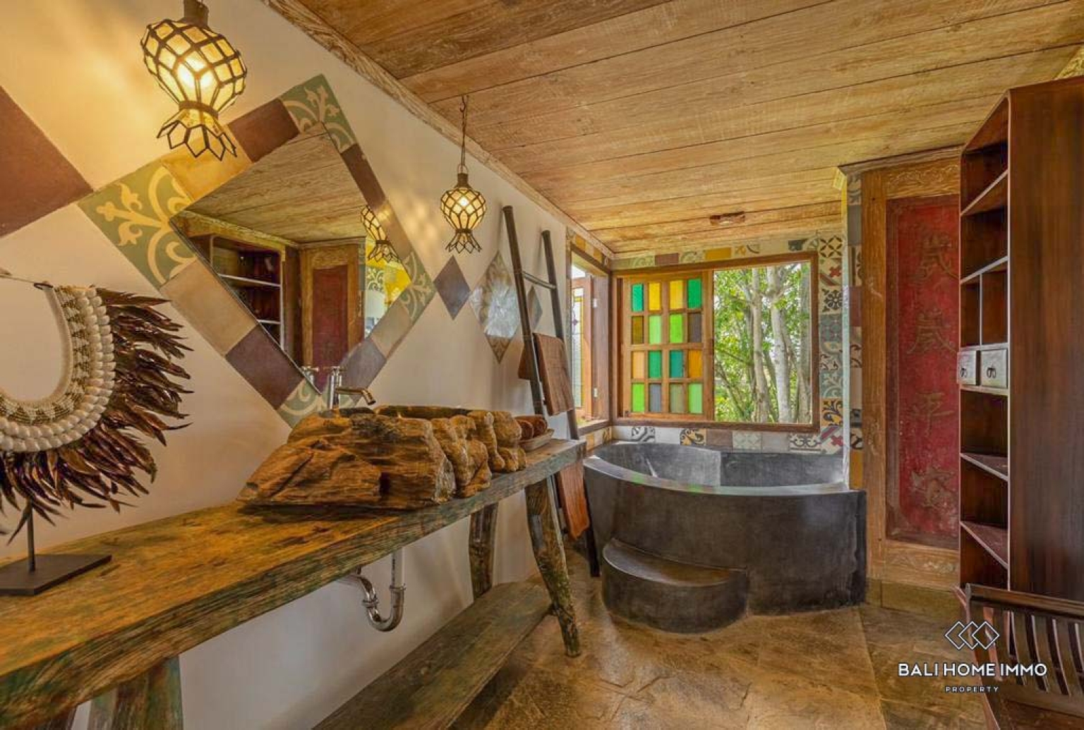 Antique 3-Bedroom Villa Surrounded by Rice Fields for Yearly rental in Bali Cemagi Beach view 22