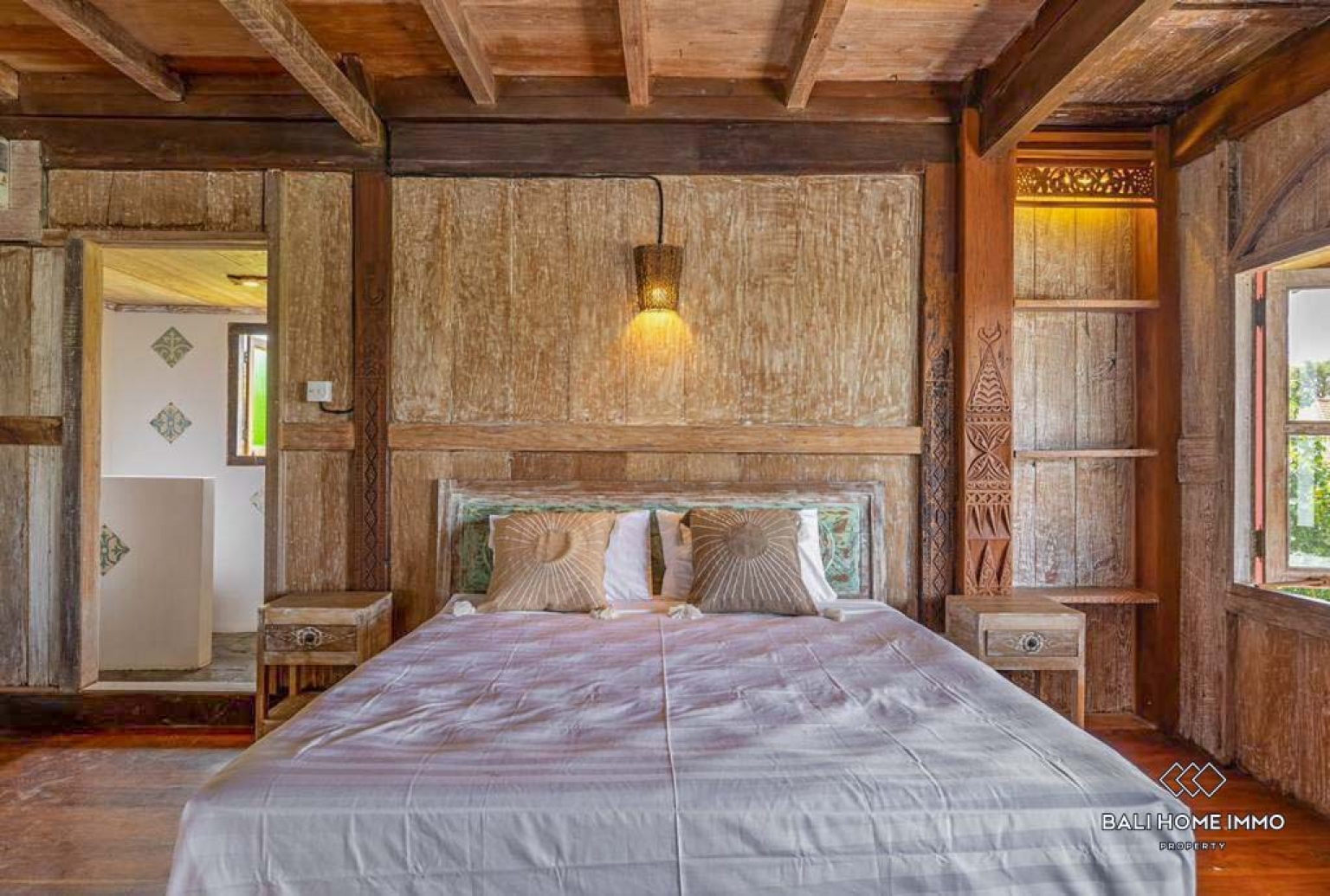 Antique 3-Bedroom Villa Surrounded by Rice Fields for Yearly rental in Bali Cemagi Beach view 18