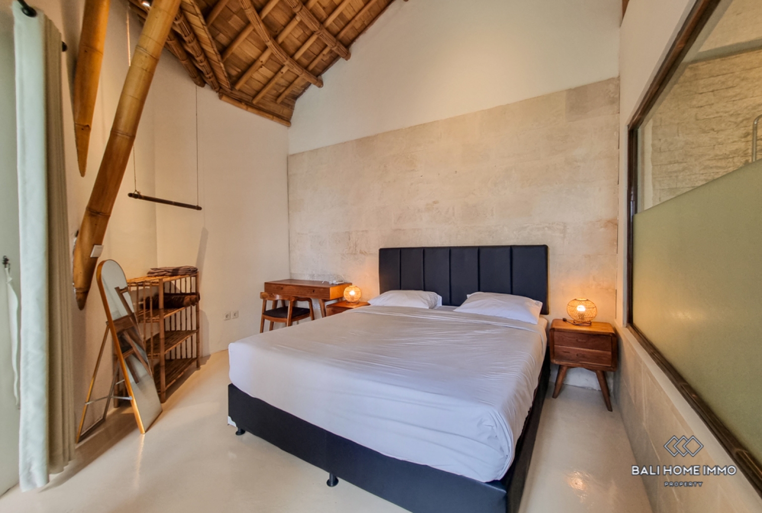 Bamboo Style 2 Bedroom Villa for Rental in Bali Pererenan North Side view 13