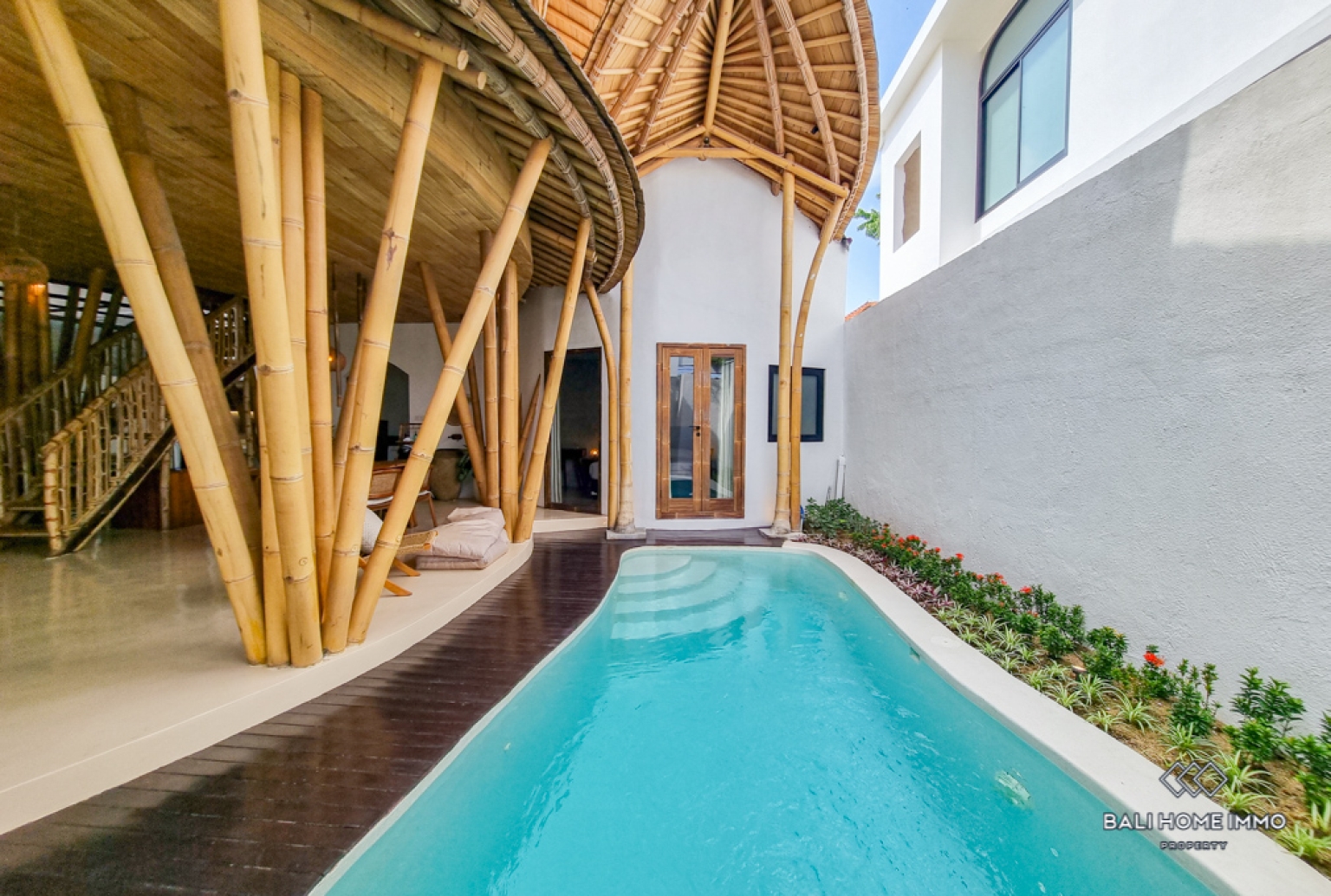 Bamboo Style 2 Bedroom Villa for Rental in Bali Pererenan North Side view 18