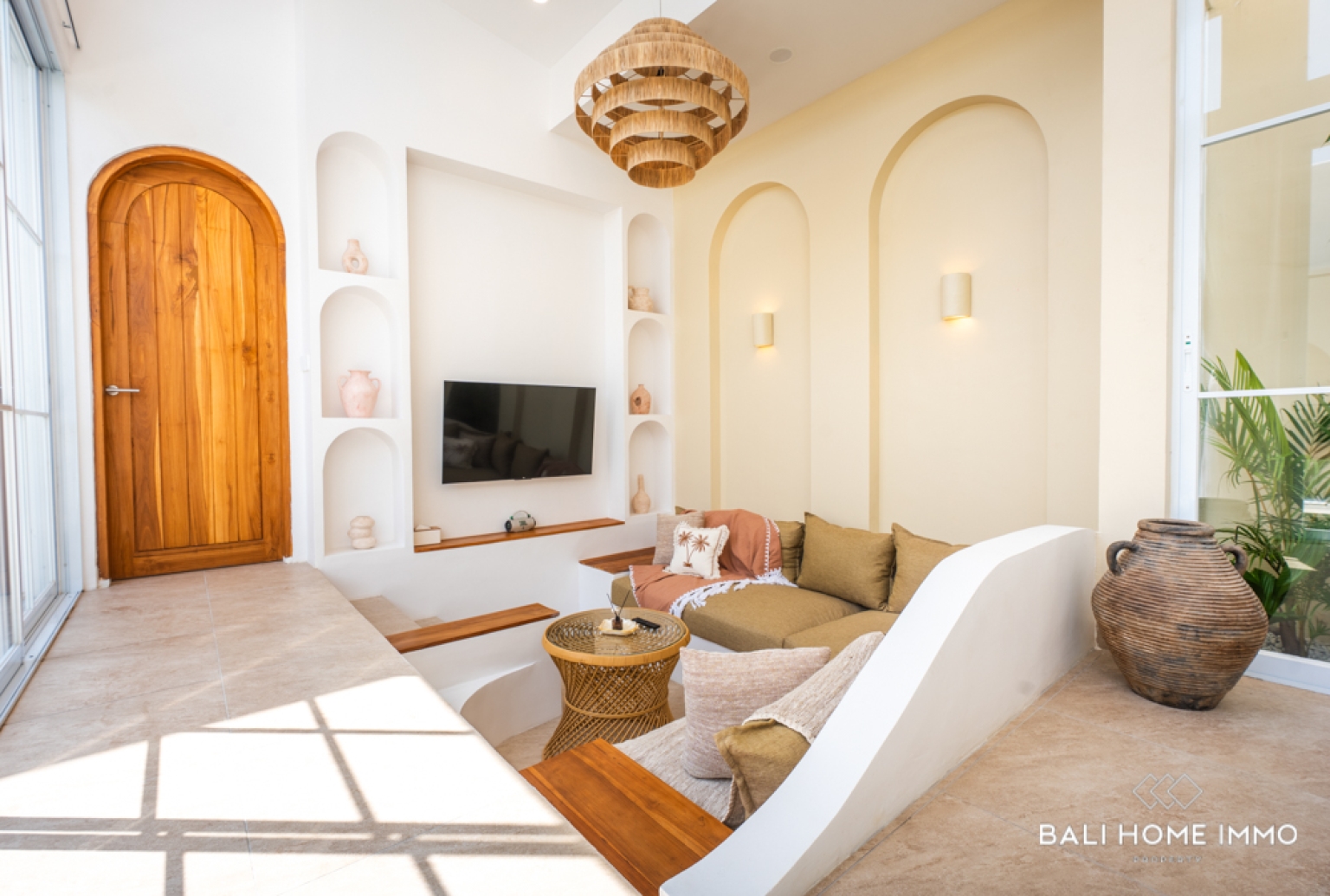 Vila 2 Kamar yang Indah Dijual dengan Status Hak Sewa di Ungasan view 4
