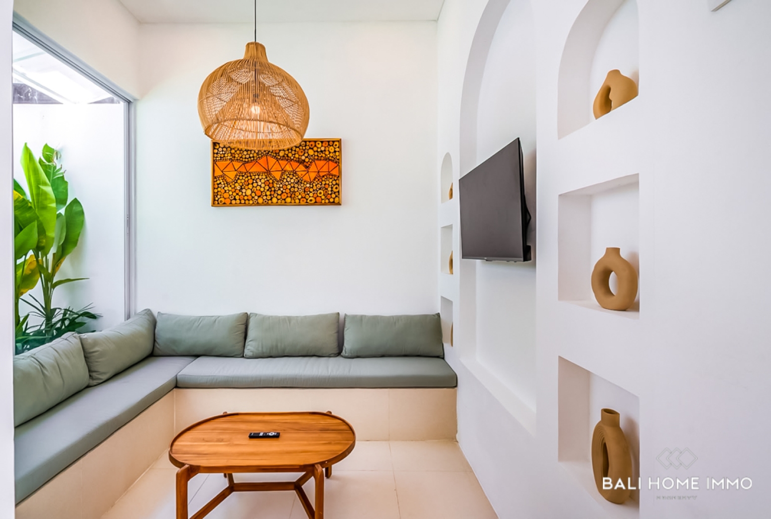 VILLA INDAH 2 KAMAR TIDUR DENGAN ATAP UNTUK DIJUAL DI MELASTI view 4
