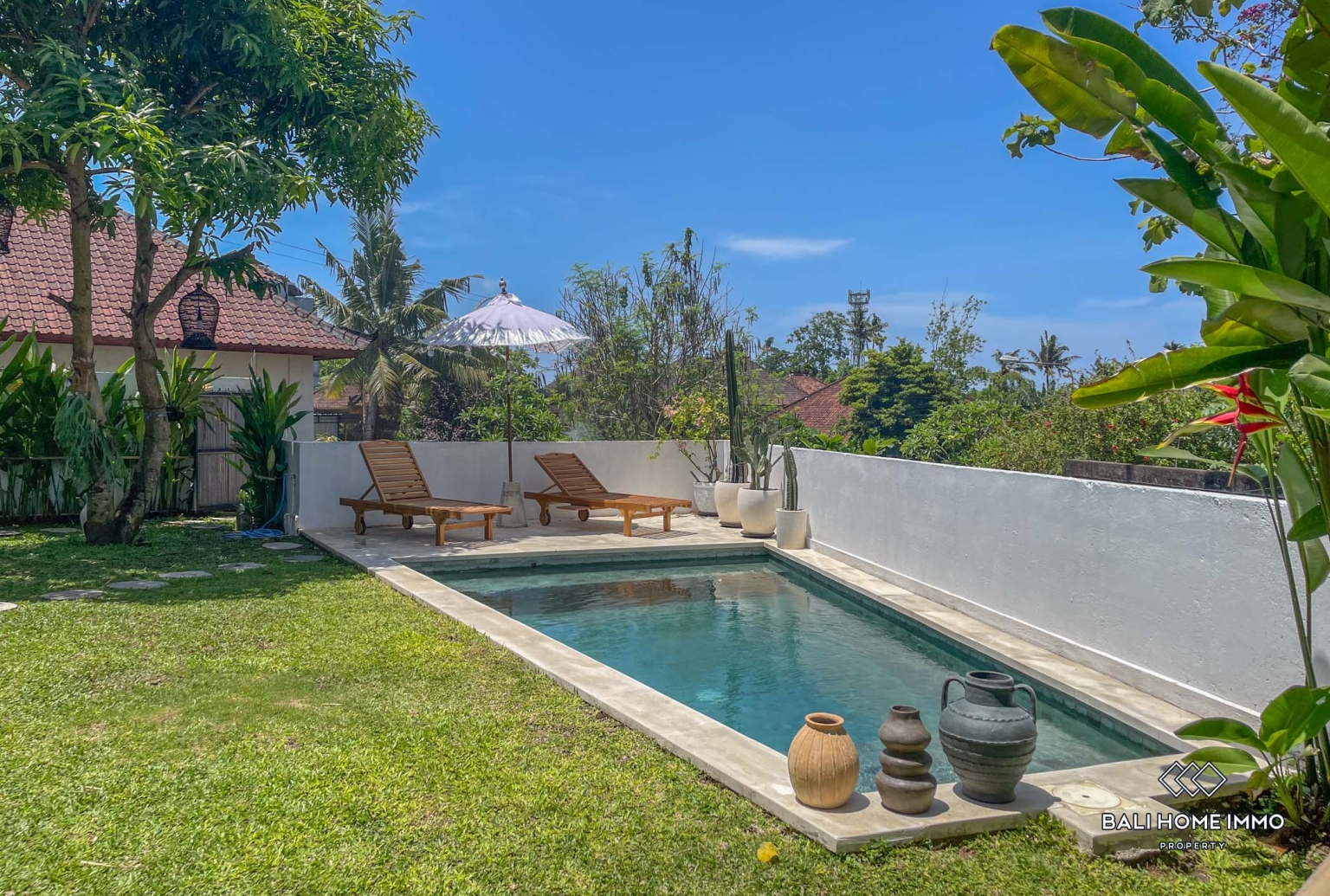 Belle villa de 2 chambres à louer à Bali Canggu côté résidentiel Buduk view 15