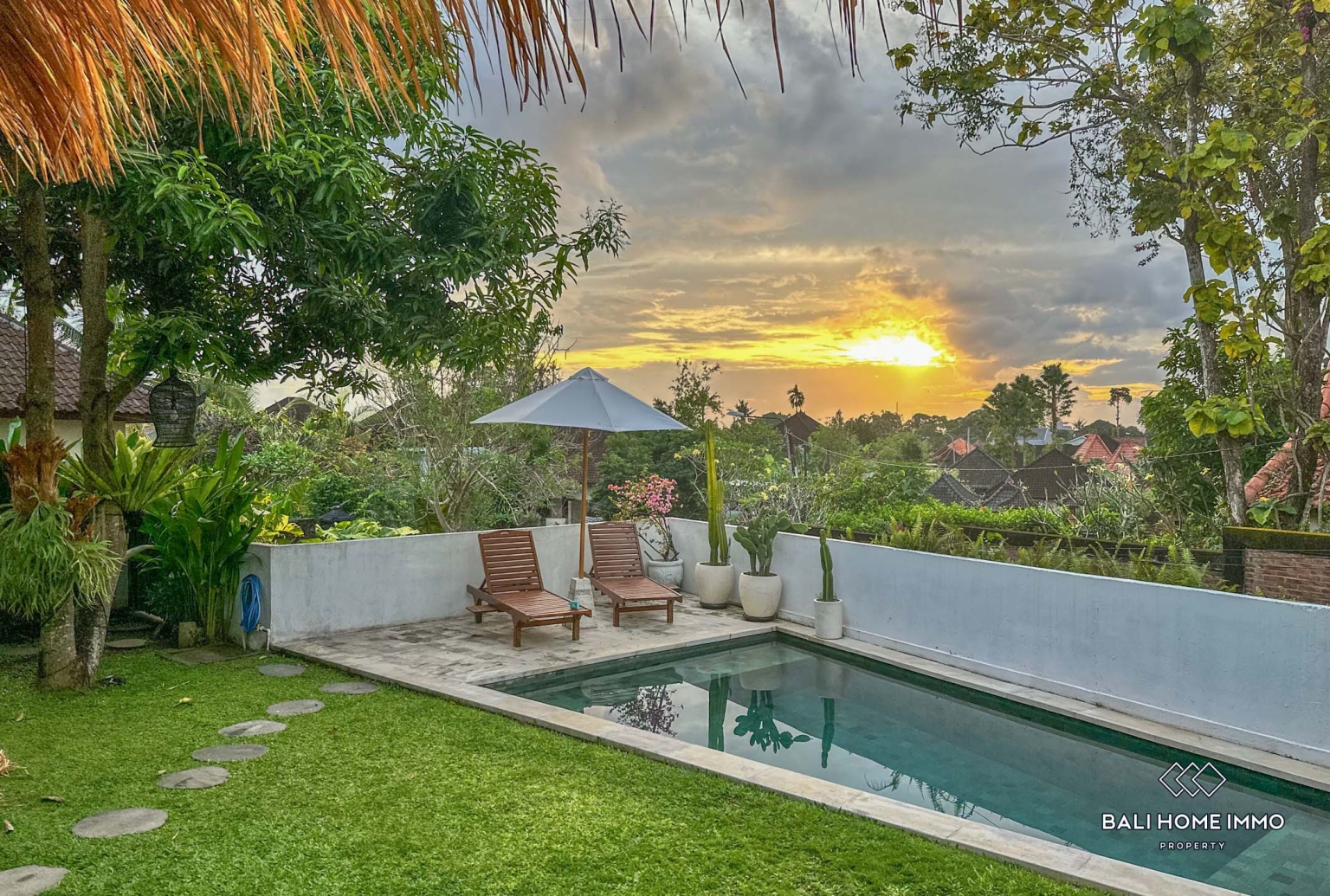 Belle villa de 2 chambres à louer à Bali Canggu côté résidentiel Buduk view 16