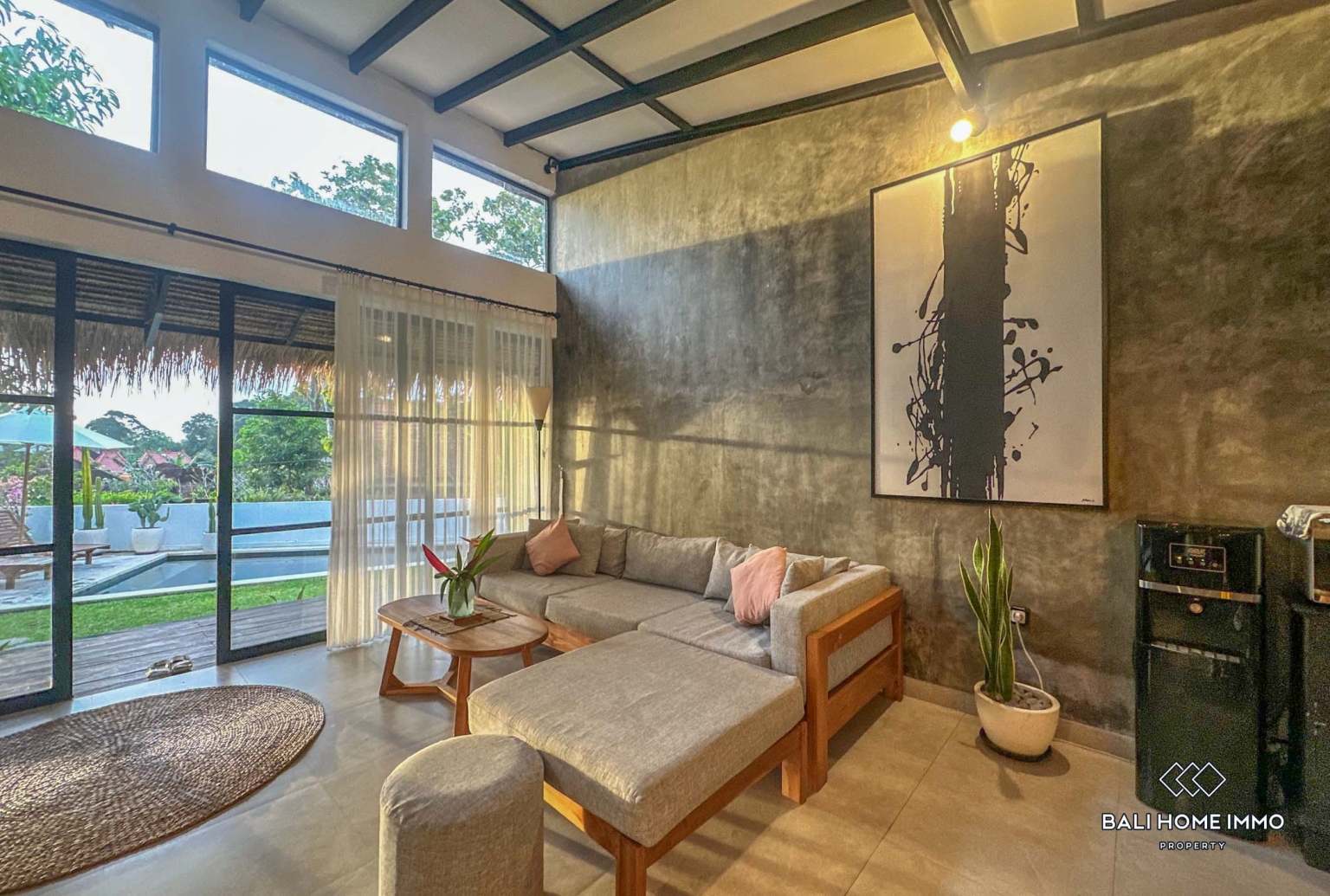 Belle villa de 2 chambres à louer à Bali Canggu côté résidentiel Buduk view 2