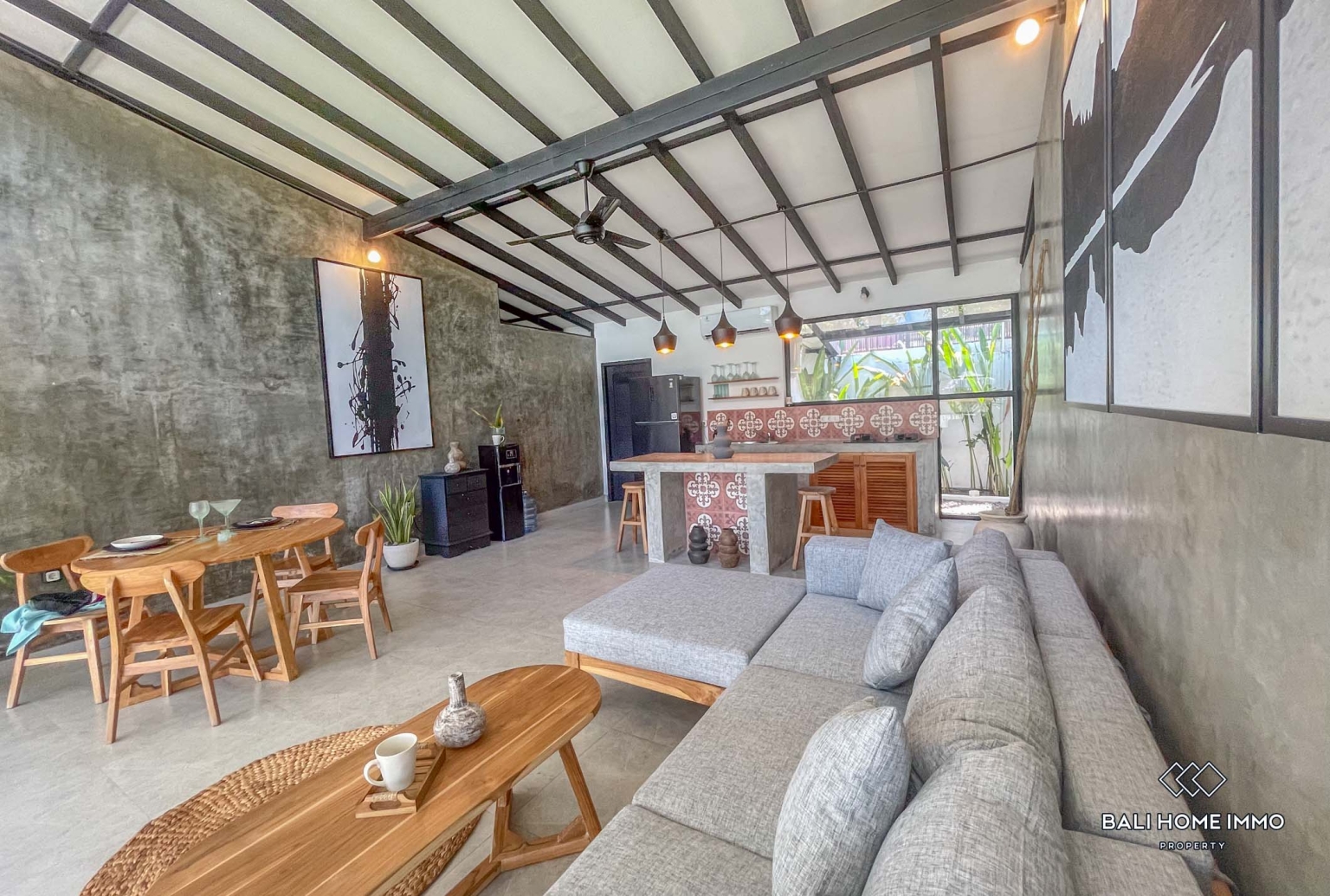 Belle villa de 2 chambres à louer à Bali Canggu côté résidentiel Buduk view 3