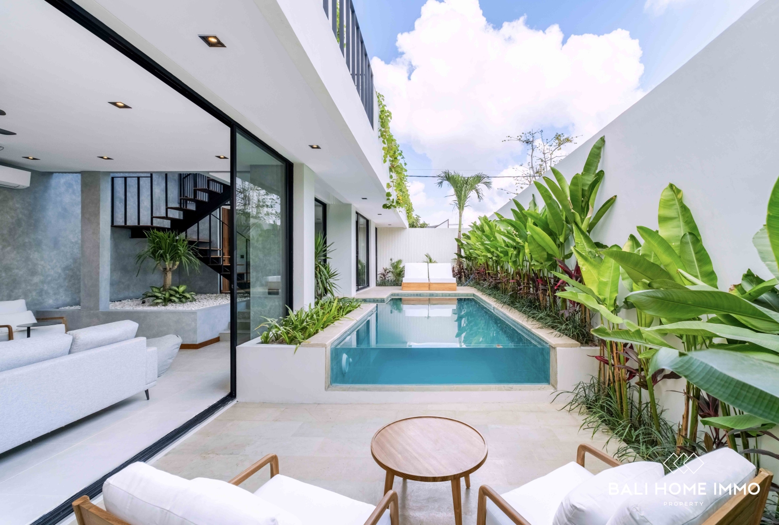 Magnifique villa de 2 chambres à vendre en bail à Uluwatu, près de la plage de Balangan. view 3