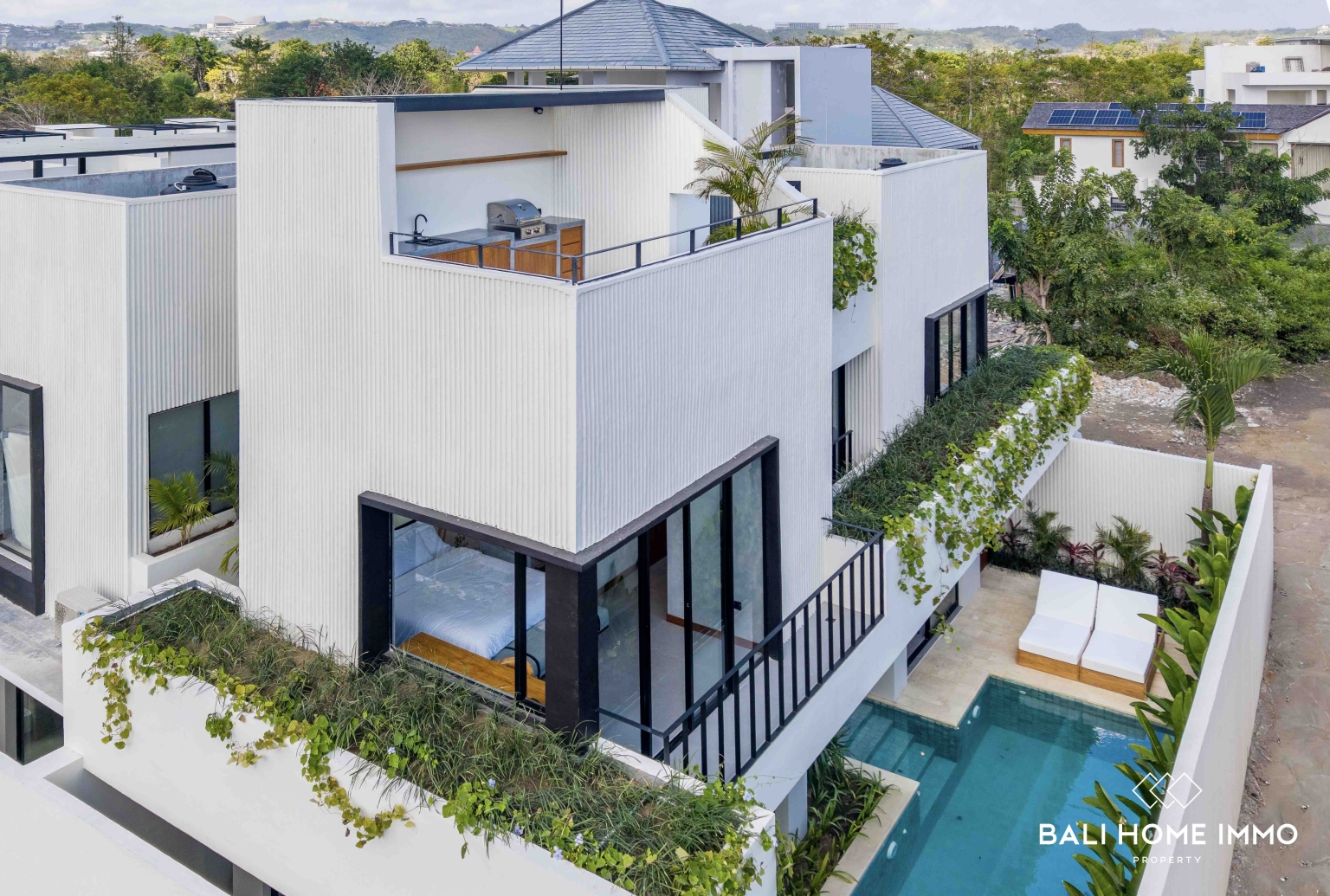 Magnifique villa de 2 chambres à vendre en bail à Uluwatu, près de la plage de Balangan. view 6