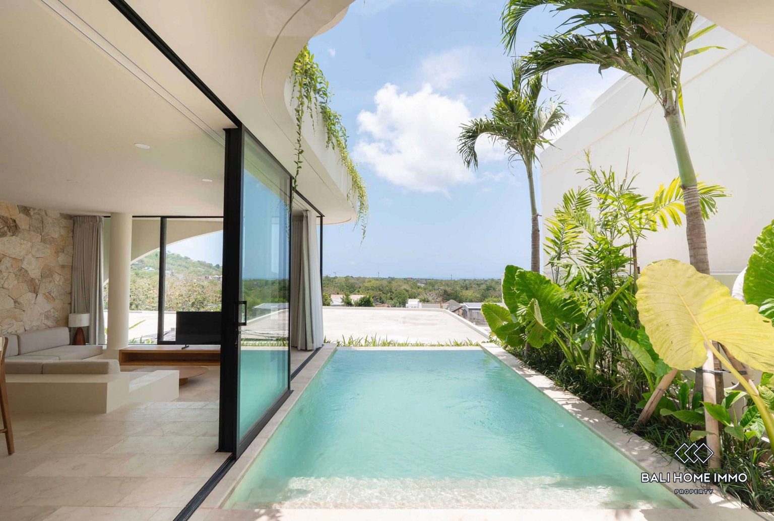 BEAUTIFUL OCEAN VIEW 3 BEDROOMS VILLA FOR MONTHLY RENTAL IN ULUWATU – BINGIN view 3