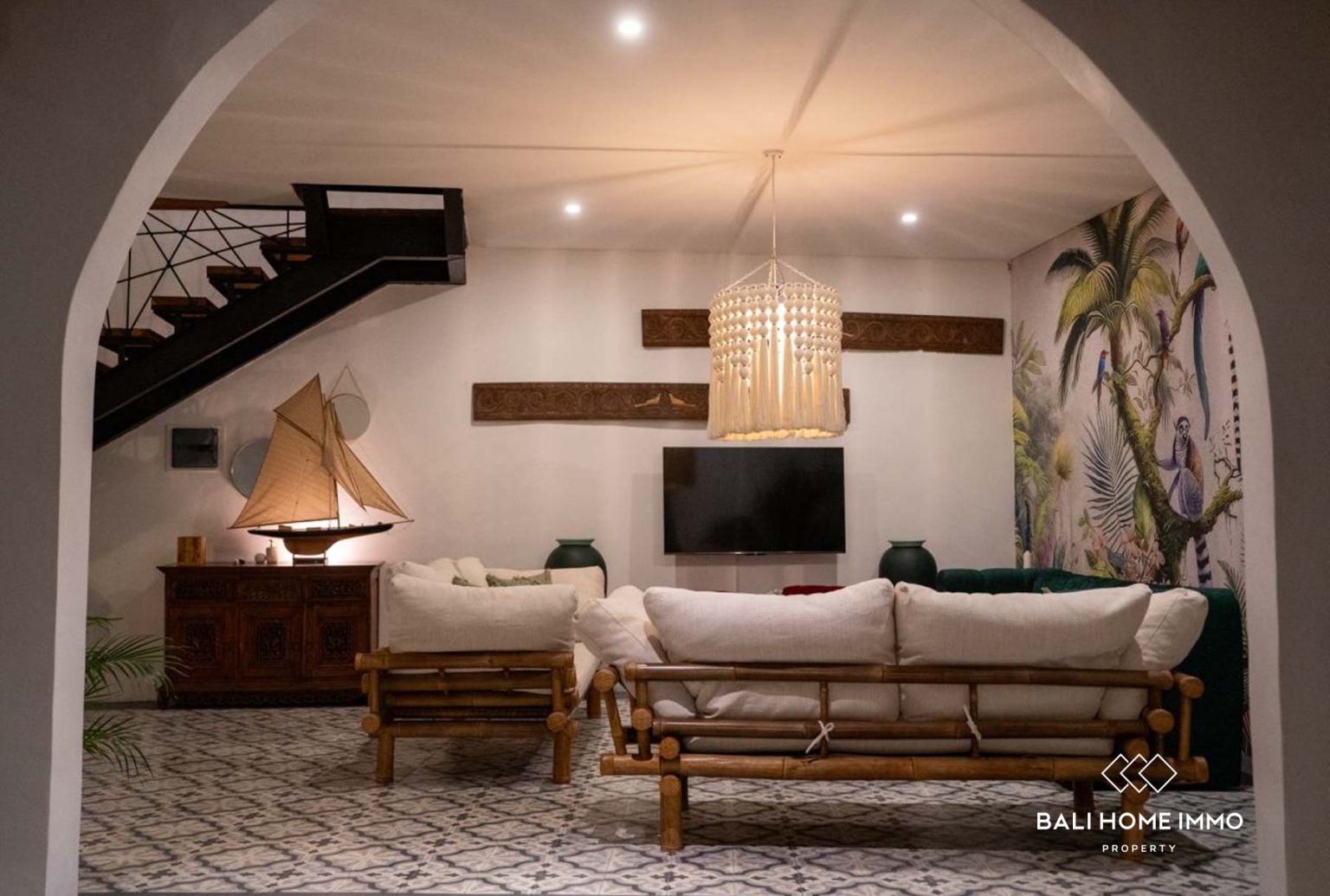 Bohemian Style 2 Bedroom Villa for Sale and Rental in Seminyak Bali view 3