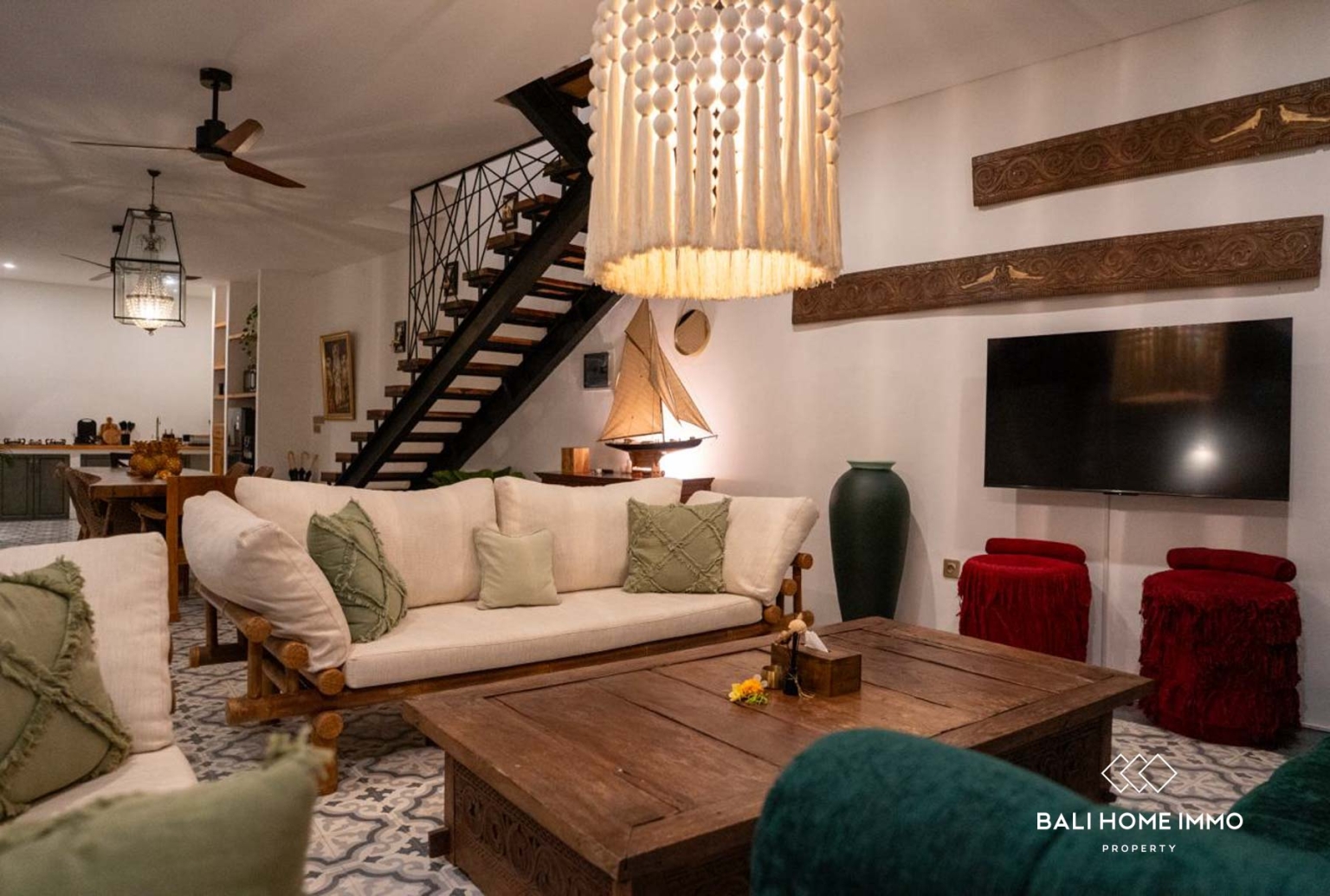 Bohemian Style 2 Bedroom Villa for Sale and Rental in Seminyak Bali view 7