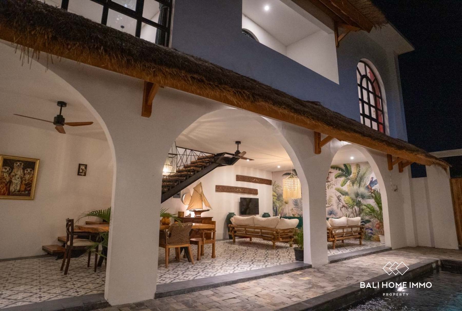 Bohemian Style 2 Bedroom Villa for Sale and Rental in Seminyak Bali view 2