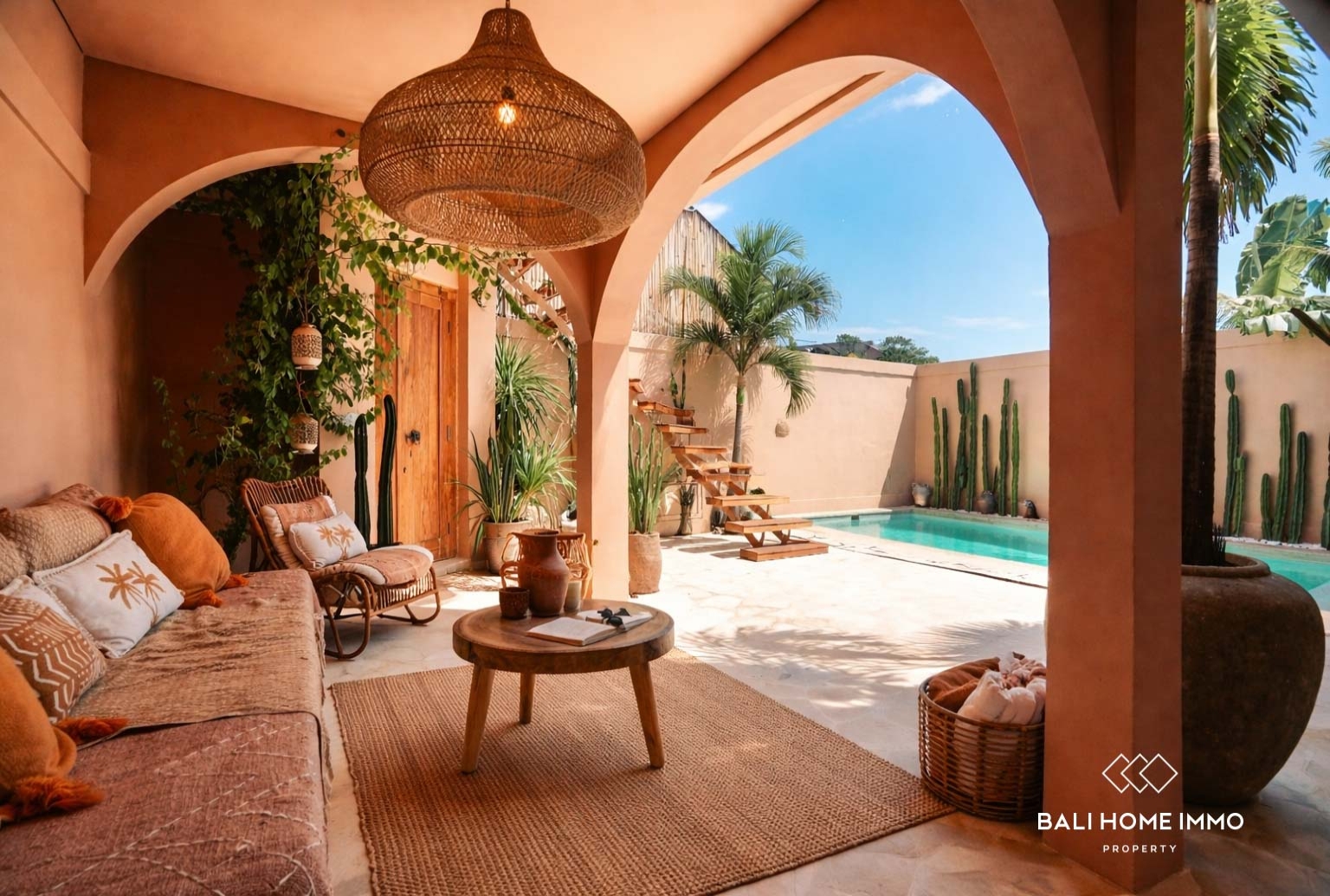 Bohemian Style 2 Bedroom Villa for Sale in Seminyak Bali view 4