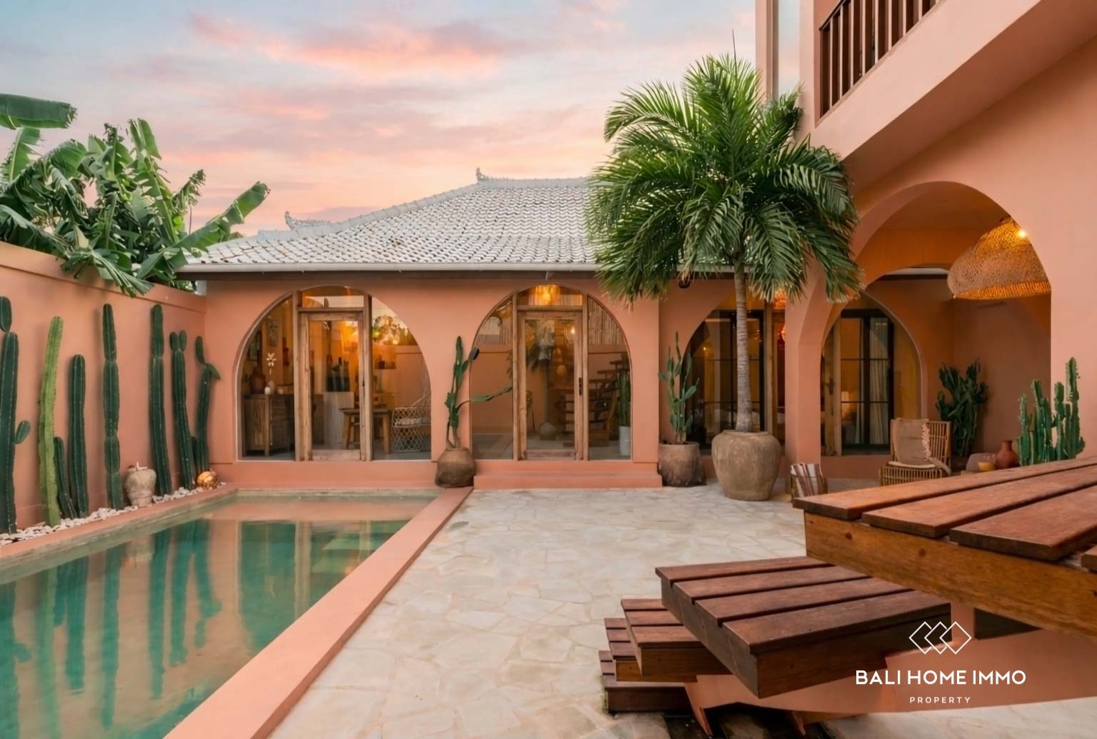 Bohemian Style 2 Bedroom Villa for Sale in Seminyak Bali view 2