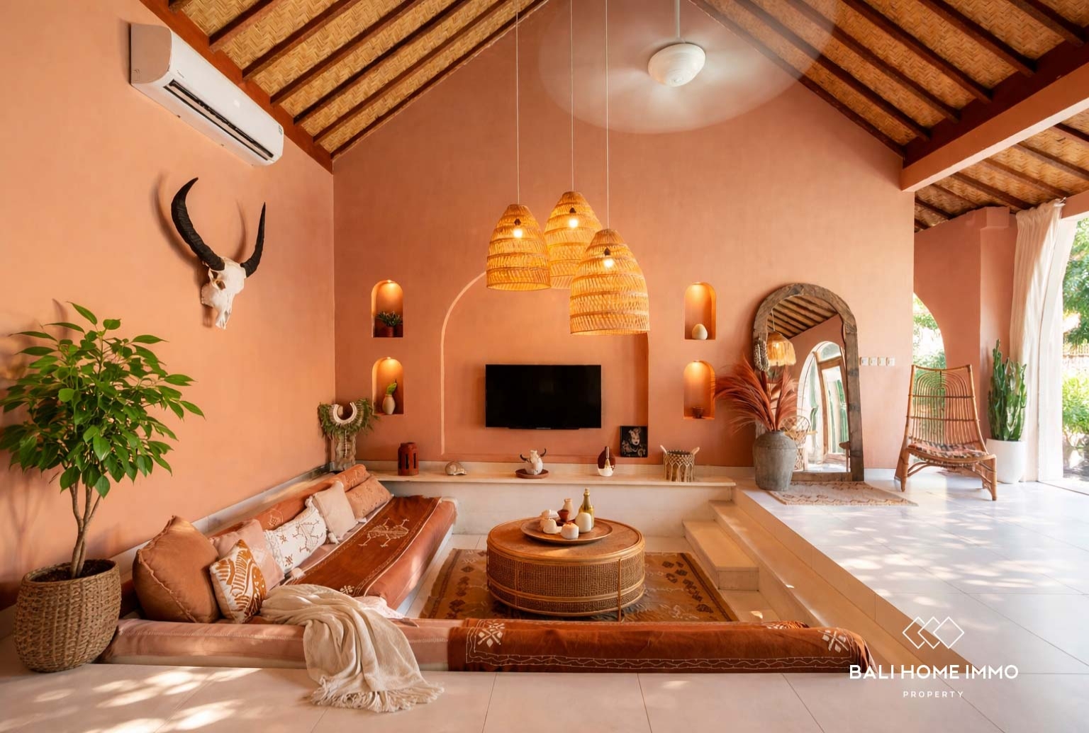 Bohemian Style 2 Bedroom Villa for Sale in Seminyak Bali view 5