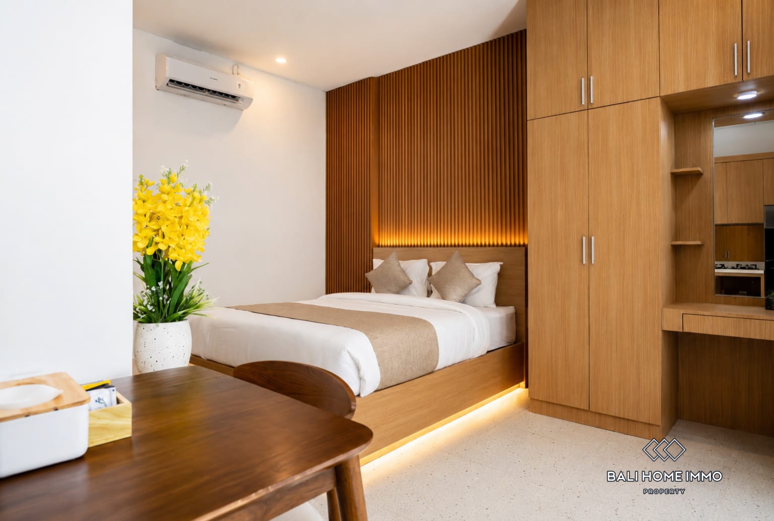 Appartement neuf 1 chambre à vendre en bail emphytéotique à Seminyak, Bali view 7
