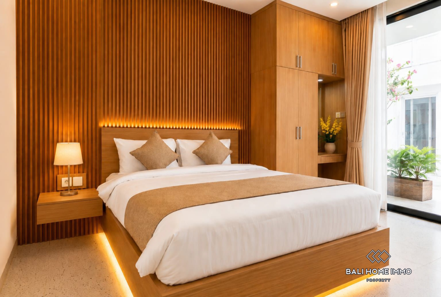 Appartement neuf 1 chambre à vendre en bail emphytéotique à Seminyak, Bali view 8