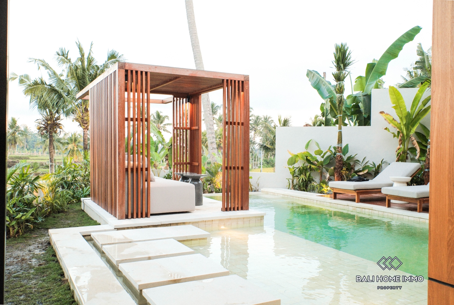 Brand New 1-Bedroom Pink Zone Villa with Ricefield View for Sale in Ubud view 19