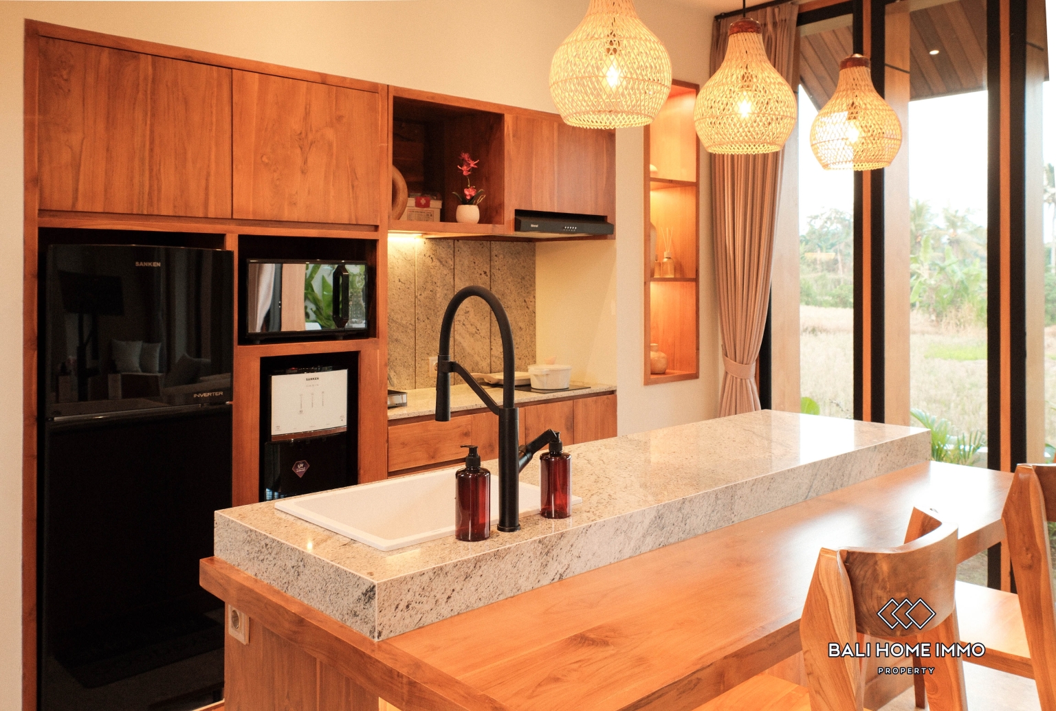 Brand New 1-Bedroom Pink Zone Villa with Ricefield View for Sale in Ubud view 9