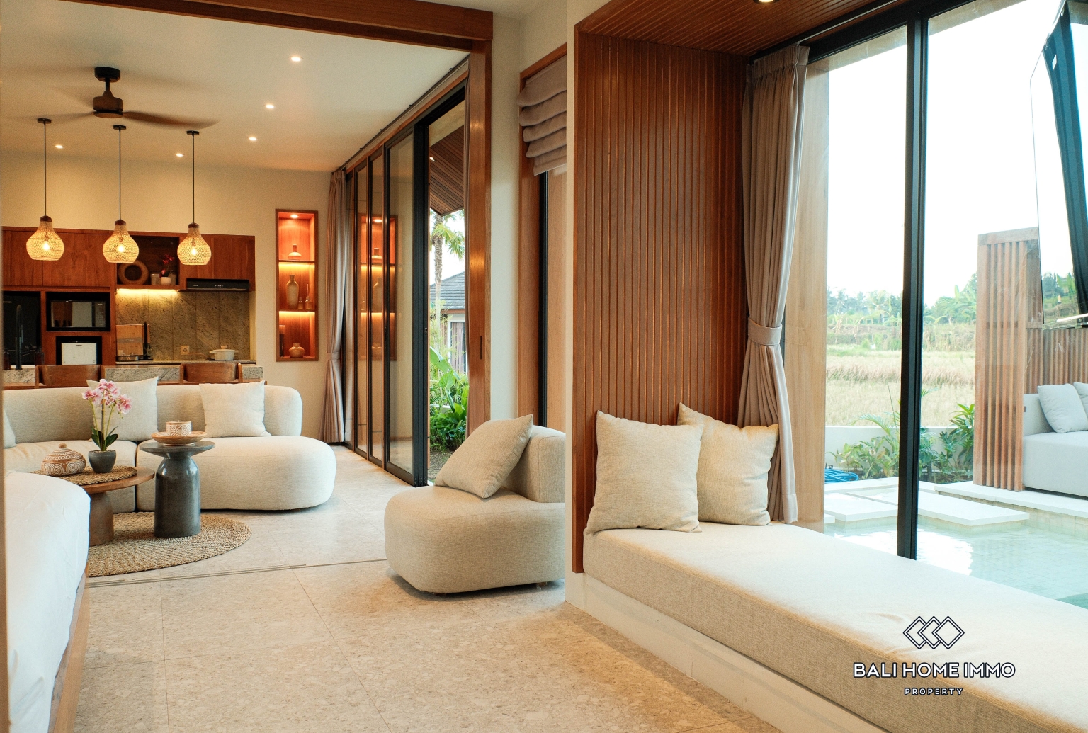 Brand New 1-Bedroom Pink Zone Villa with Ricefield View for Sale in Ubud view 7