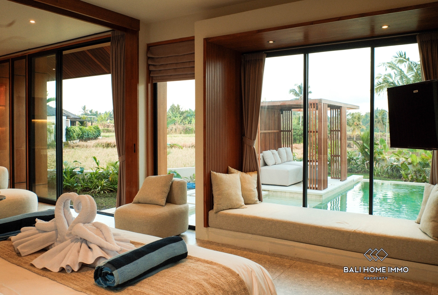 Brand New 1-Bedroom Pink Zone Villa with Ricefield View for Sale in Ubud view 13