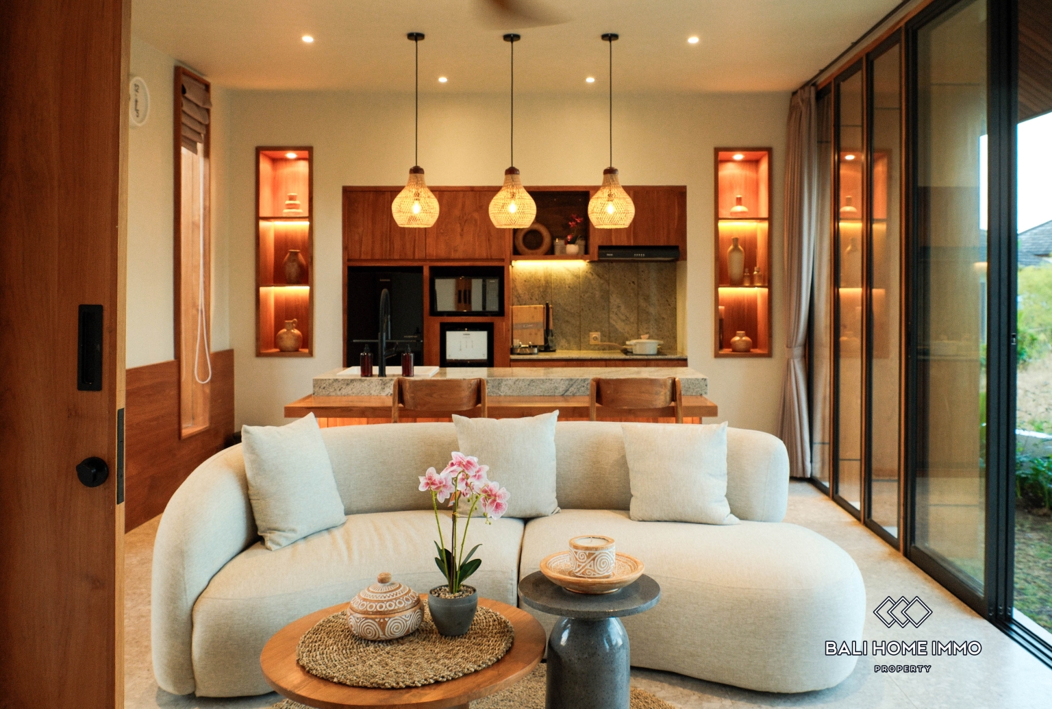 Brand New 1-Bedroom Pink Zone Villa with Ricefield View for Sale in Ubud view 6