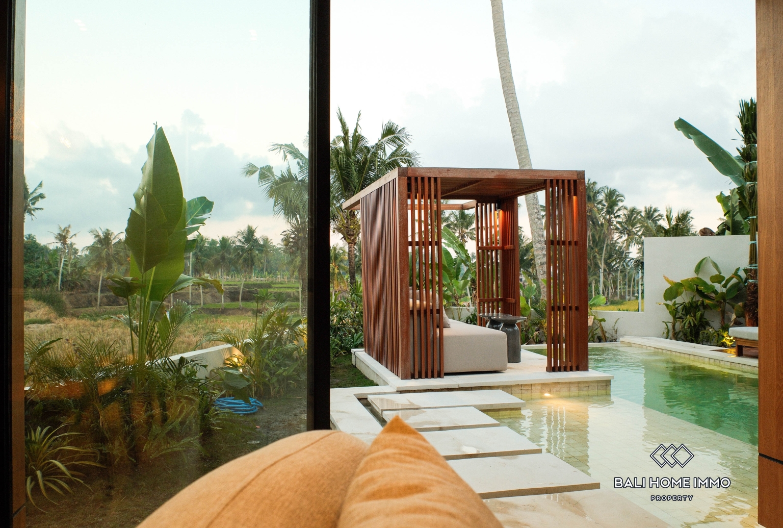 Brand New 1-Bedroom Pink Zone Villa with Ricefield View for Sale in Ubud view 14