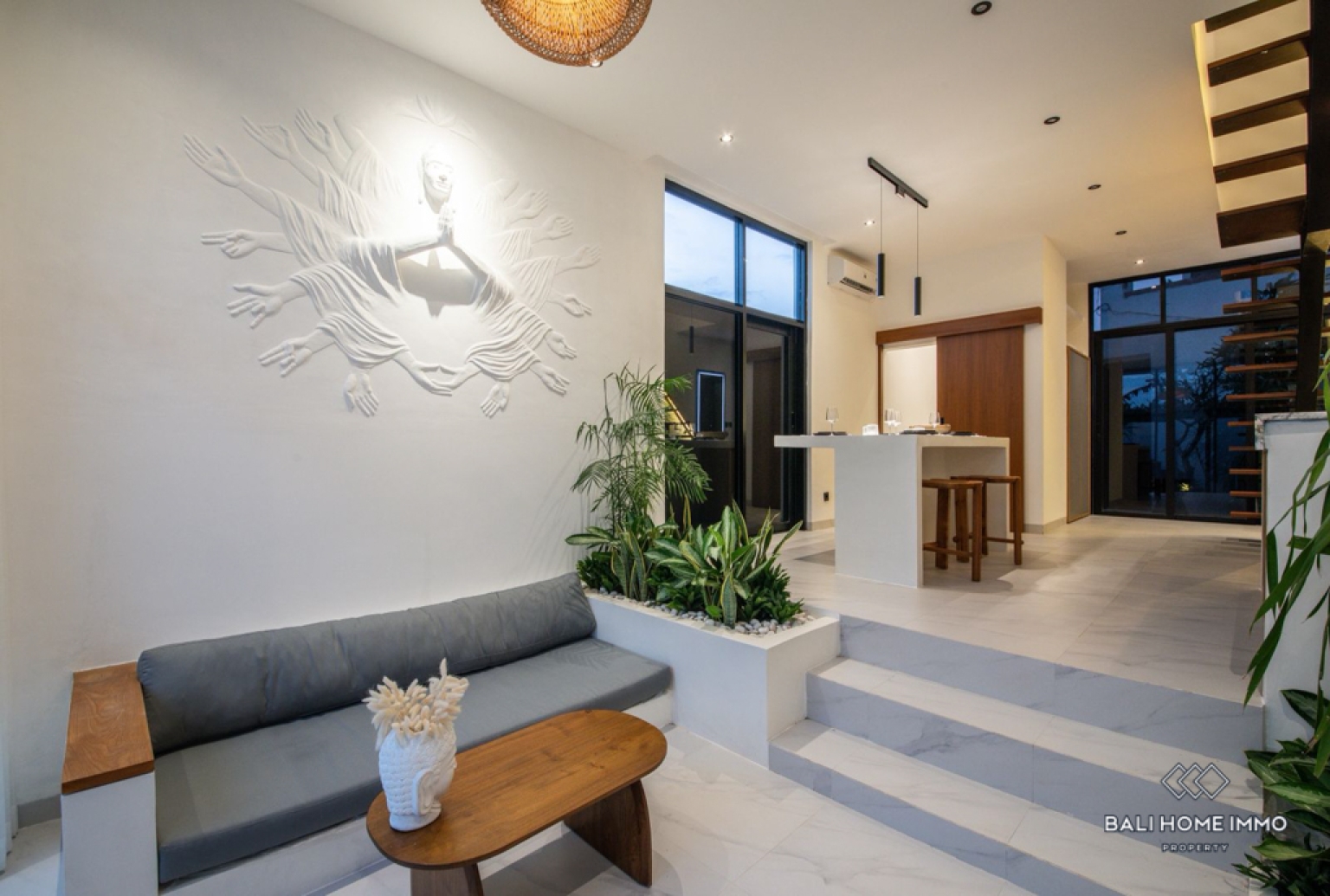 Villa 1 Kamar Baru untuk Dijual di Pererenan Bali view 5