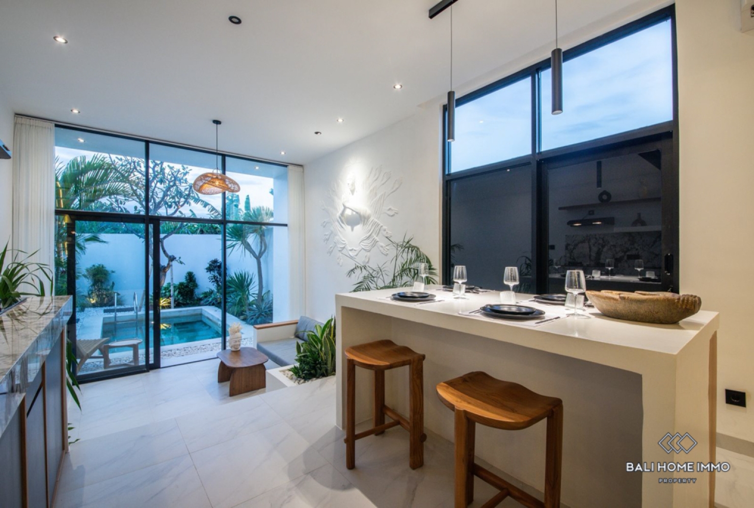 Villa 1 Kamar Baru untuk Dijual di Pererenan Bali view 8