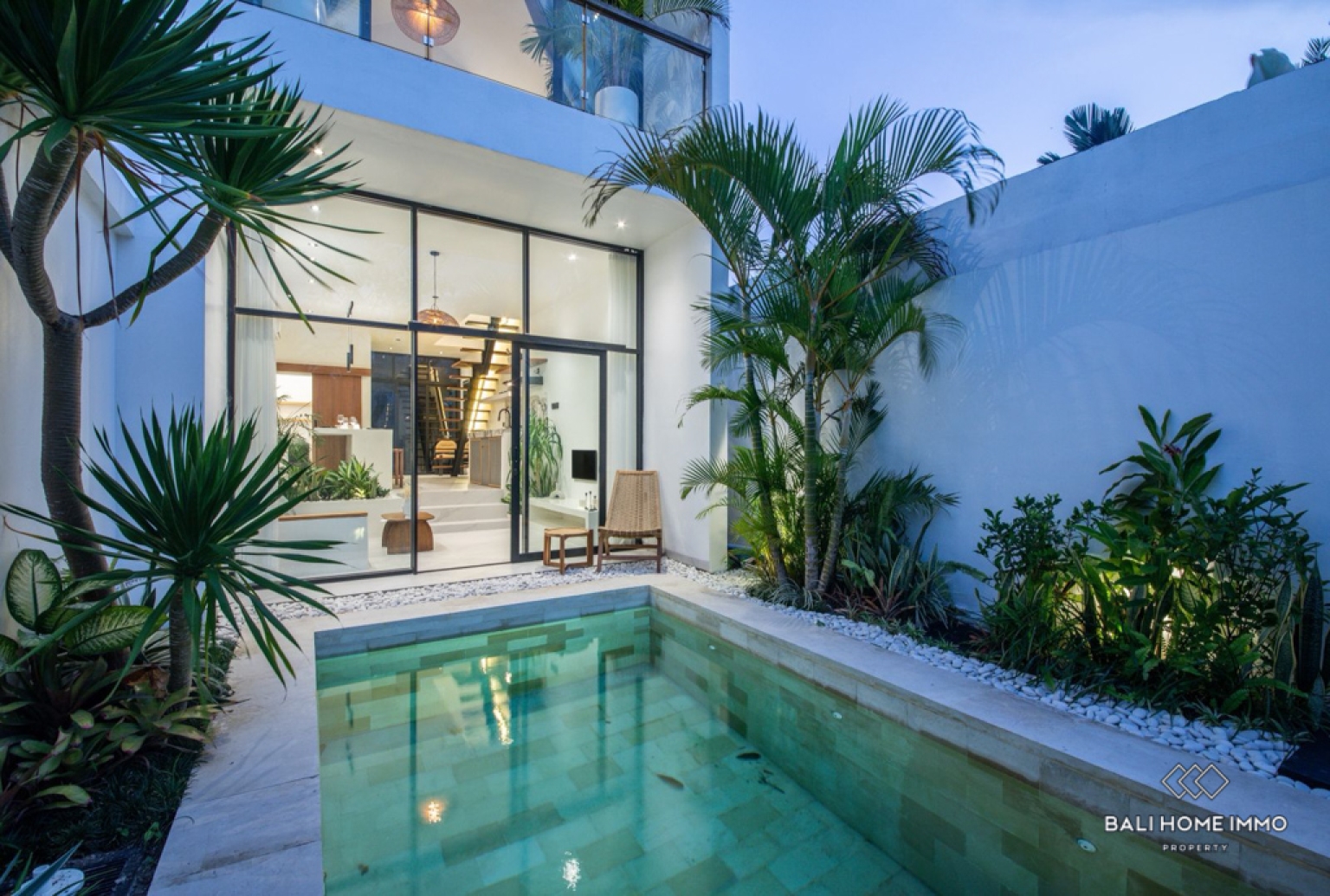 Villa 1 Kamar Baru untuk Dijual di Pererenan Bali view 2