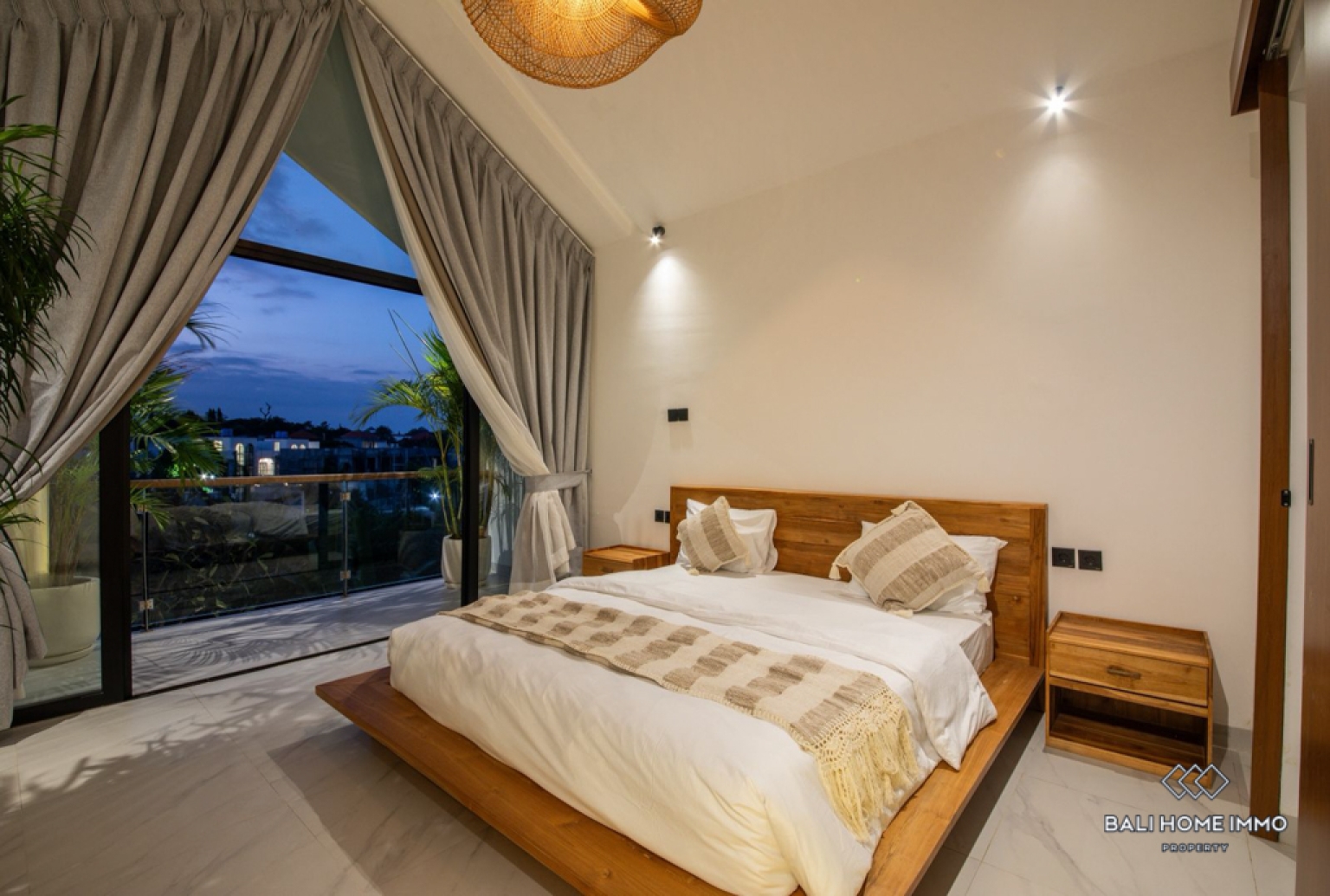 Villa 1 Kamar Baru untuk Dijual di Pererenan Bali view 14