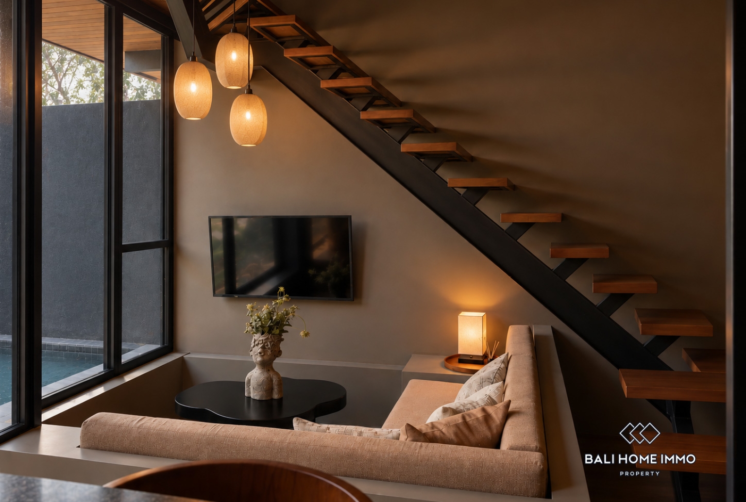 Dijual Vila 1 Kamar baru di Tepi Pantai Pererenan view 3