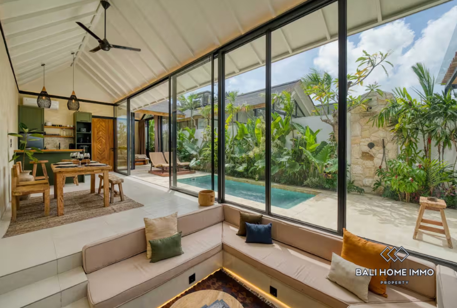 Villa neuve 1 chambre à vendre en bail emphytéotique à Ungasan view 5