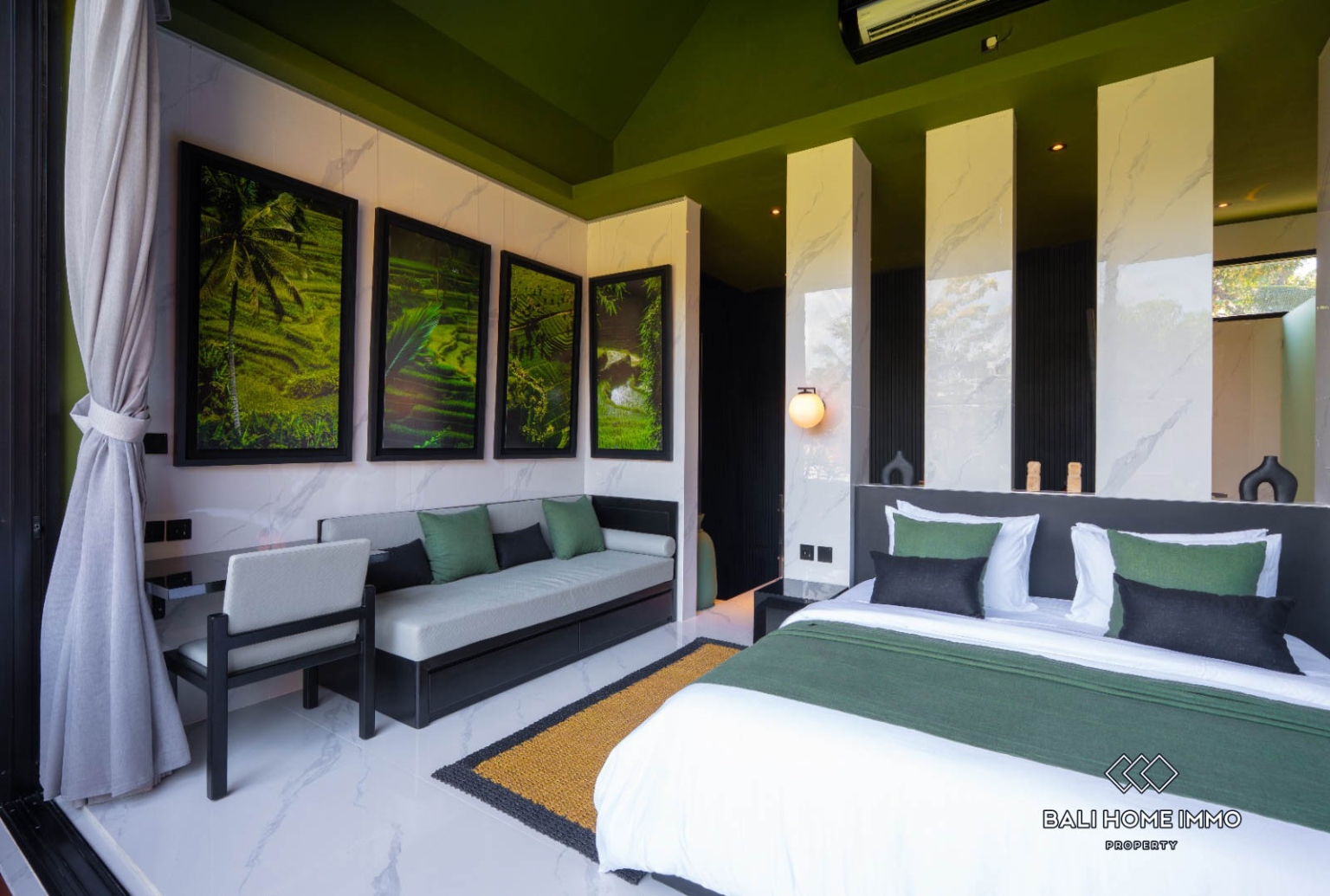 Brand New 1 Bedroom Villa with Ricefield view For Rent in Ubud view 11