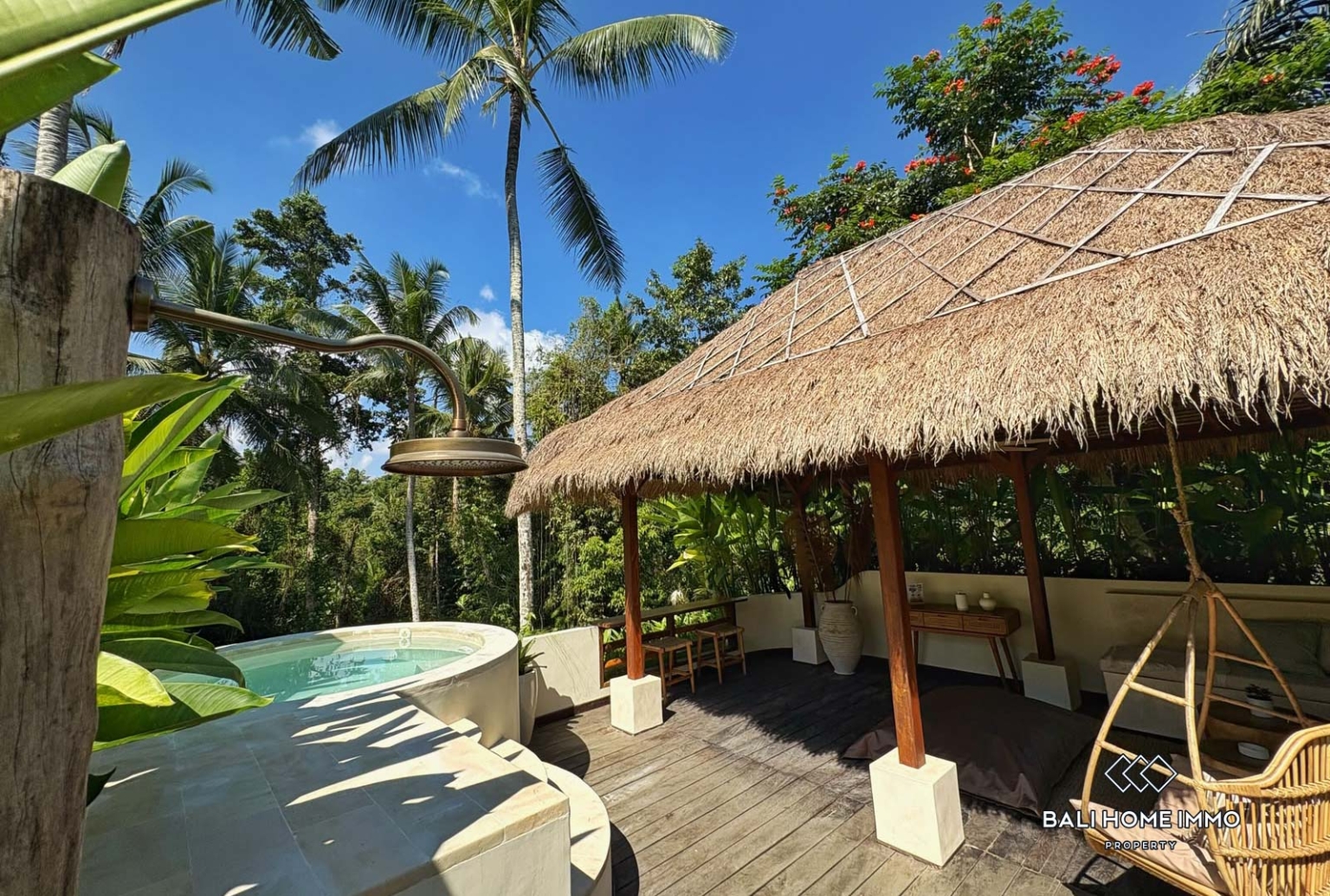 Villa neuve d'une chambre avec grand jardin à vendre en bail emphytéotique à Ubud, Bali view 12