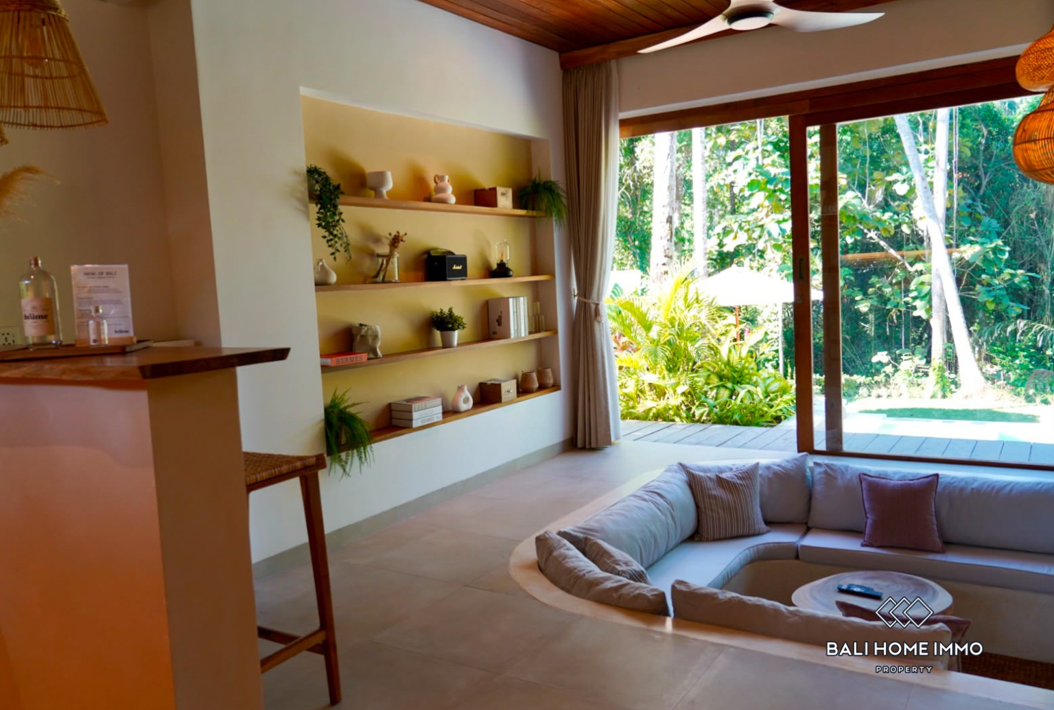 Villa neuve d'une chambre avec grand jardin à vendre en bail emphytéotique à Ubud, Bali view 3
