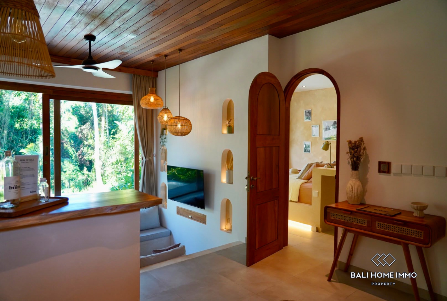 Villa neuve d'une chambre avec grand jardin à vendre en bail emphytéotique à Ubud, Bali view 6