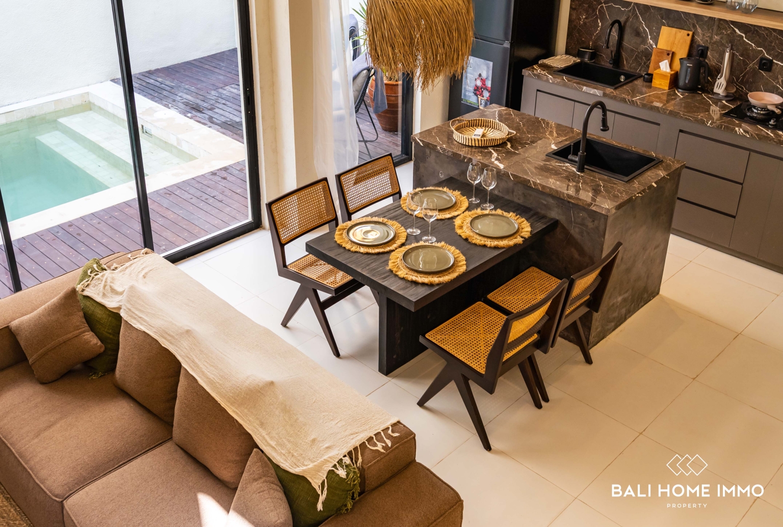 Brand new 1 Bedrooms villa for sale and rental in Bali near Cemagi Beach view 4