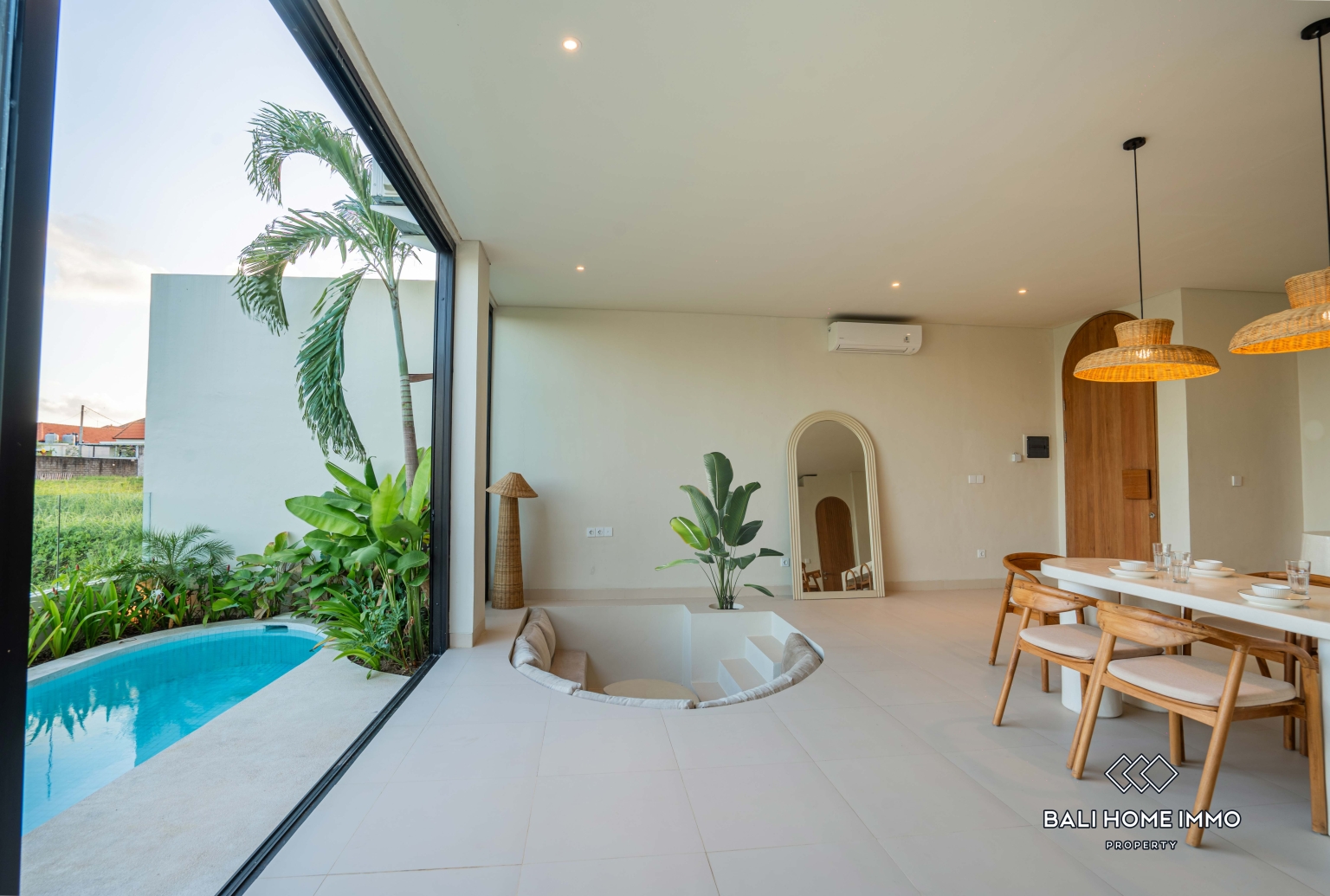 Dijual Vila Modern 2 Kamar barun dengan Desain Terbuka Ramping view 3