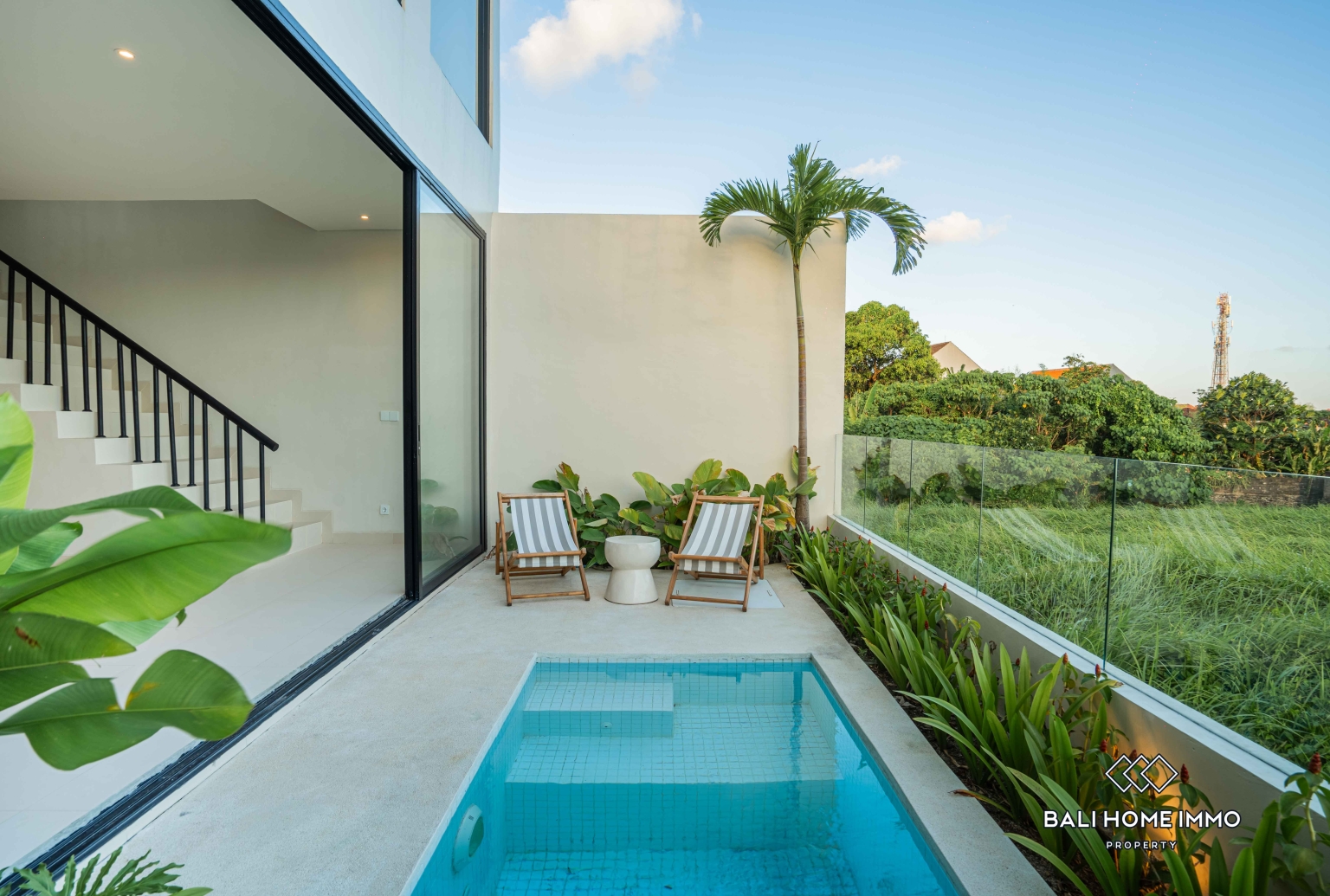 Dijual Vila Modern 2 Kamar barun dengan Desain Terbuka Ramping view 2