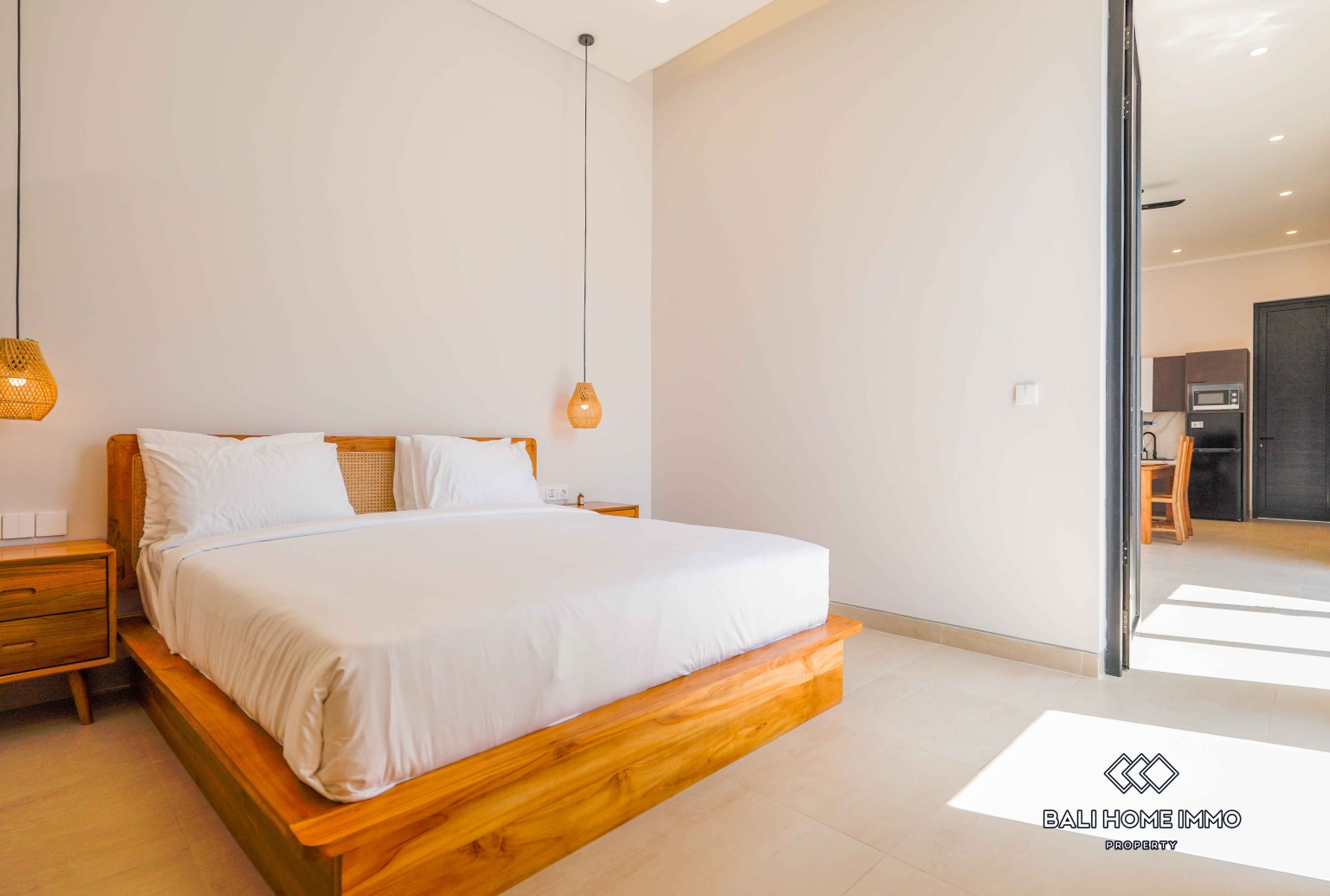 Villa Minimalis Tropis 2 Kamar Baru Dijual di dekat Pantai Sanur, Bali view 13