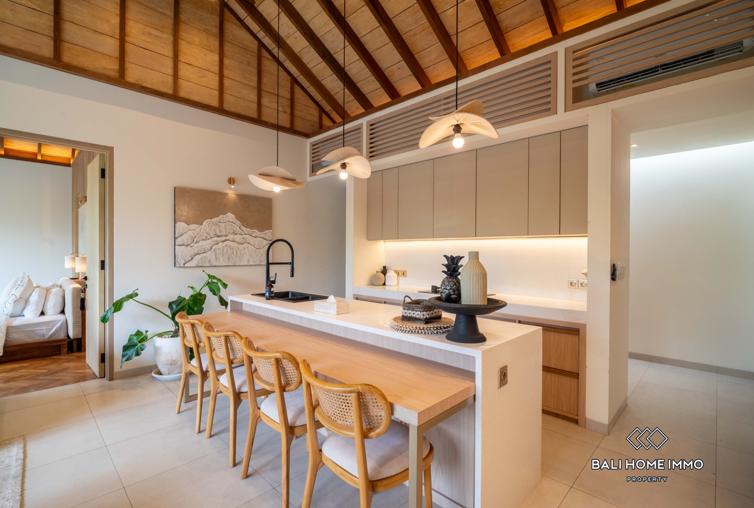 Brand new 2 Bedroom villa for sale and rent in Bali Canggu residential side view 14