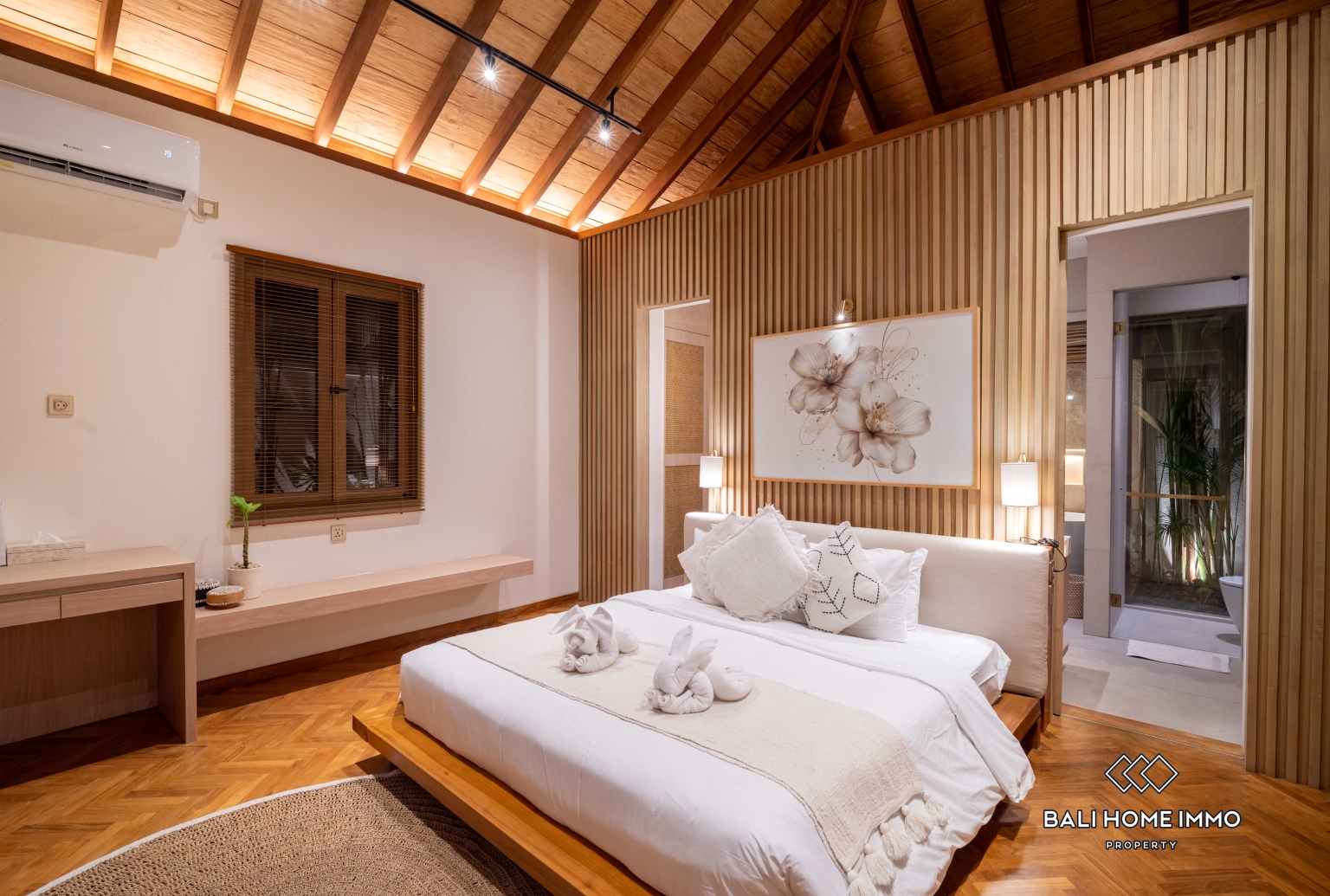 Brand new 2 Bedroom villa for sale and rent in Bali Canggu residential side view 26