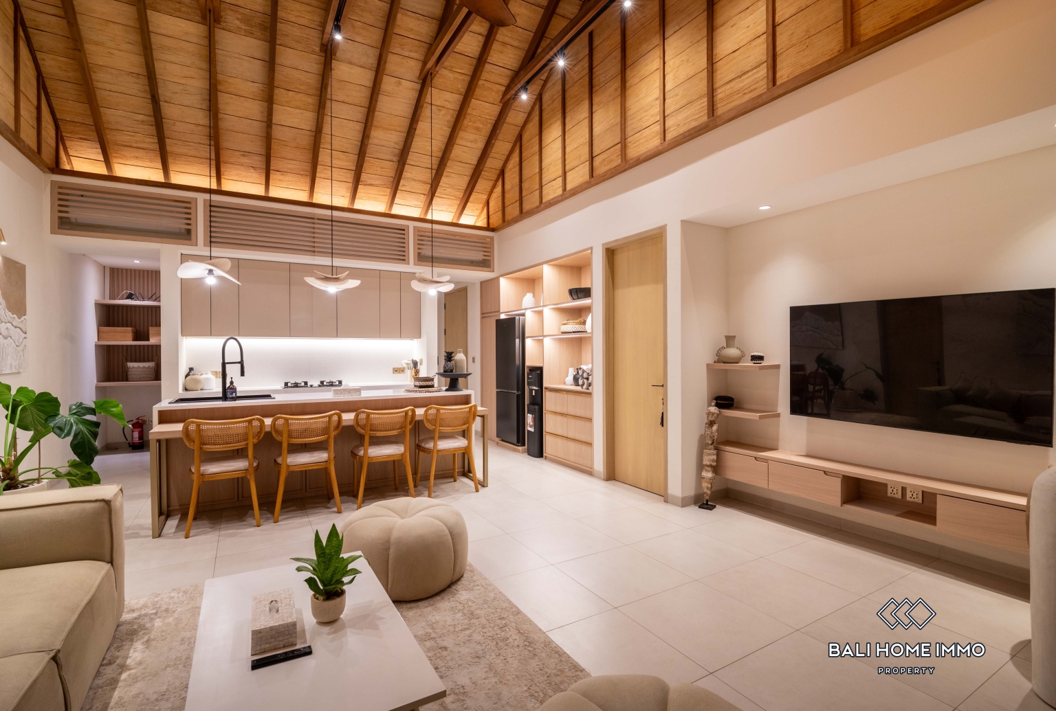 Brand new 2 Bedroom villa for sale and rent in Bali Canggu residential side view 11