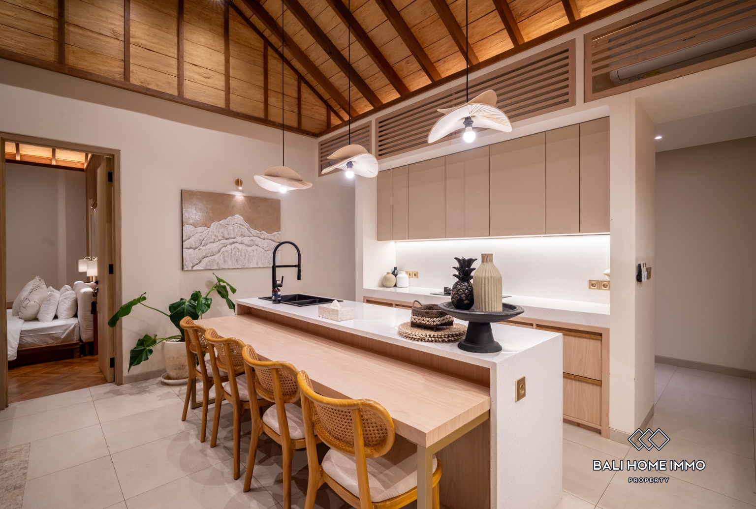 Brand new 2 Bedroom villa for sale and rent in Bali Canggu residential side view 15