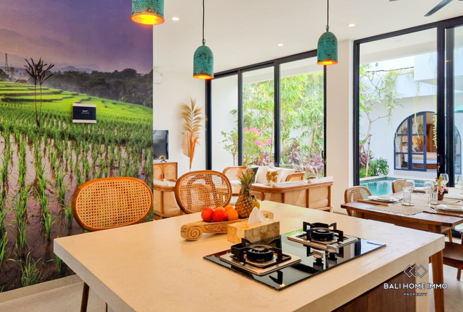Brand New 2 Bedroom Villa for sale and rent in Bali Pererenan North Side view 12