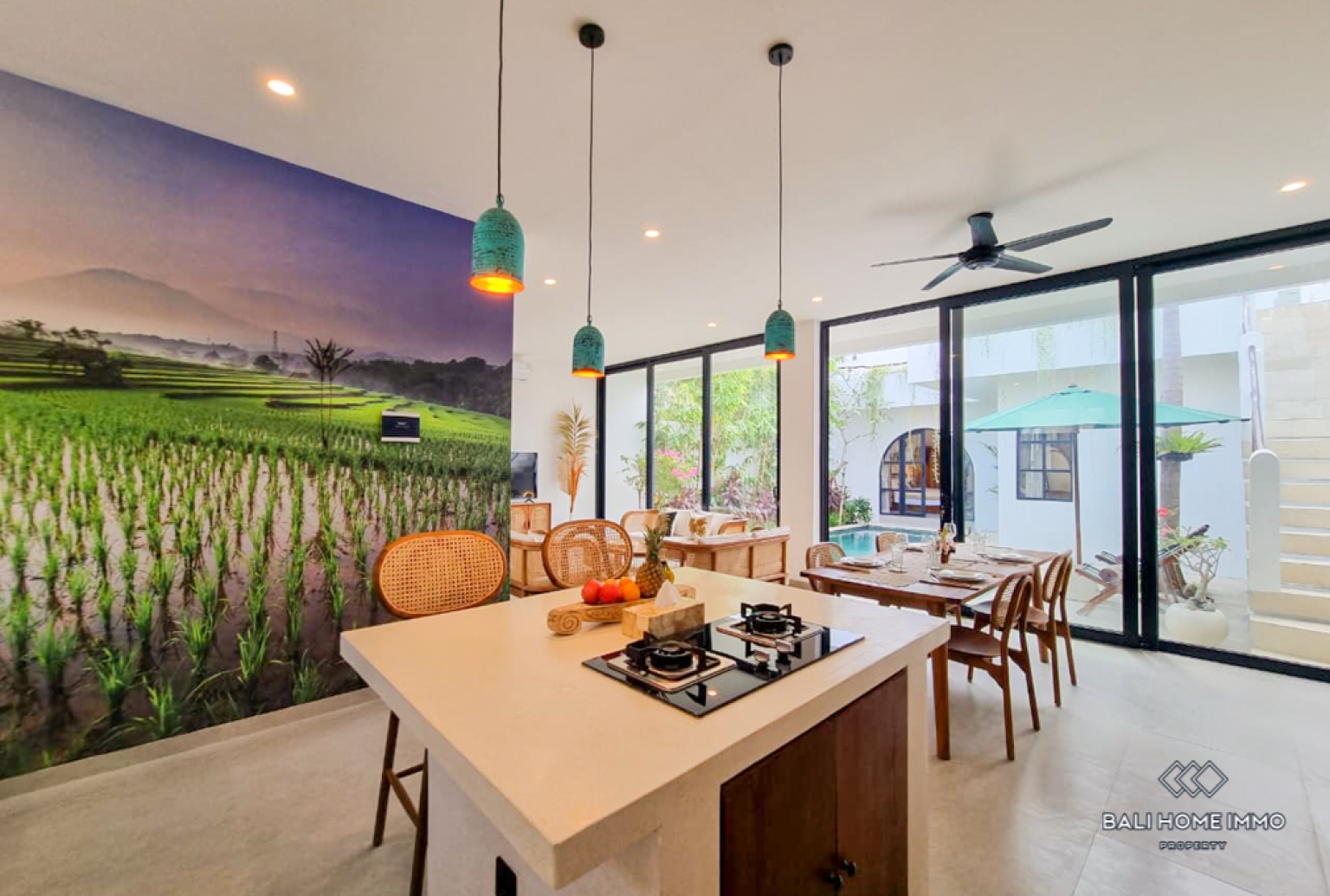 Brand New 2 Bedroom Villa for sale and rent in Bali Pererenan North Side view 11