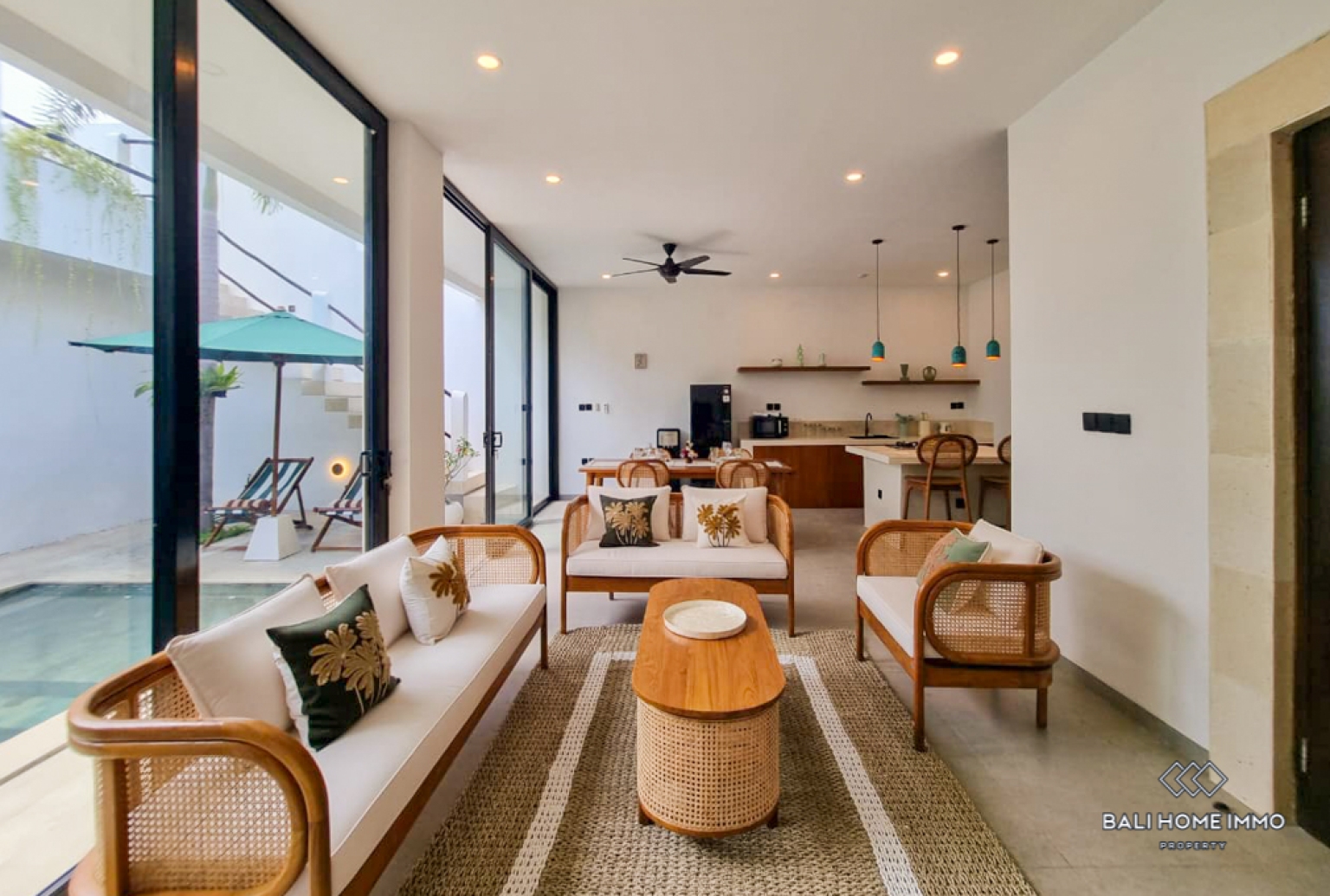 Brand New 2 Bedroom Villa for sale and rent in Bali Pererenan North Side view 5