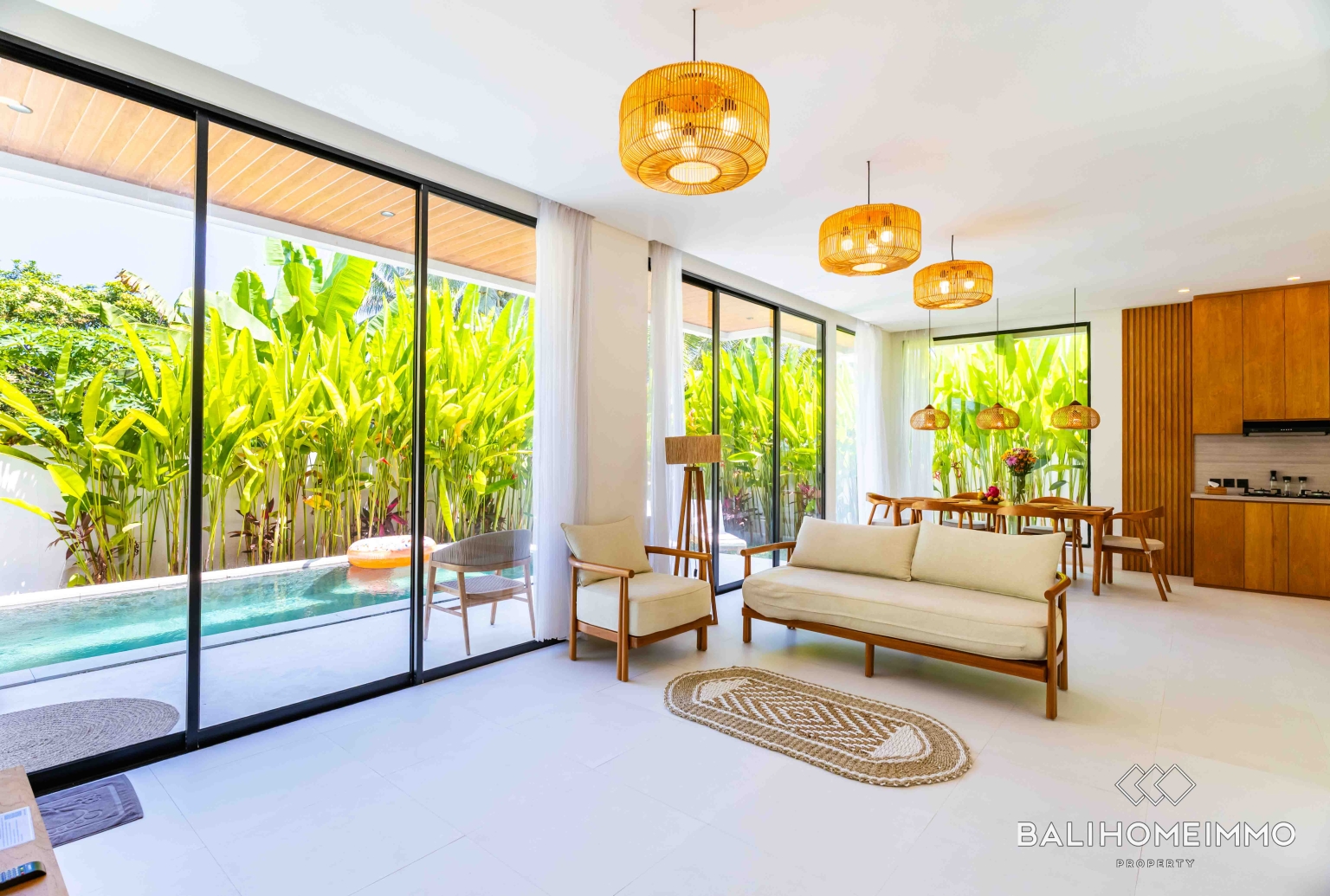 Villa neuve de 2 chambres à vendre et à louer à Ubud, Bali view 3